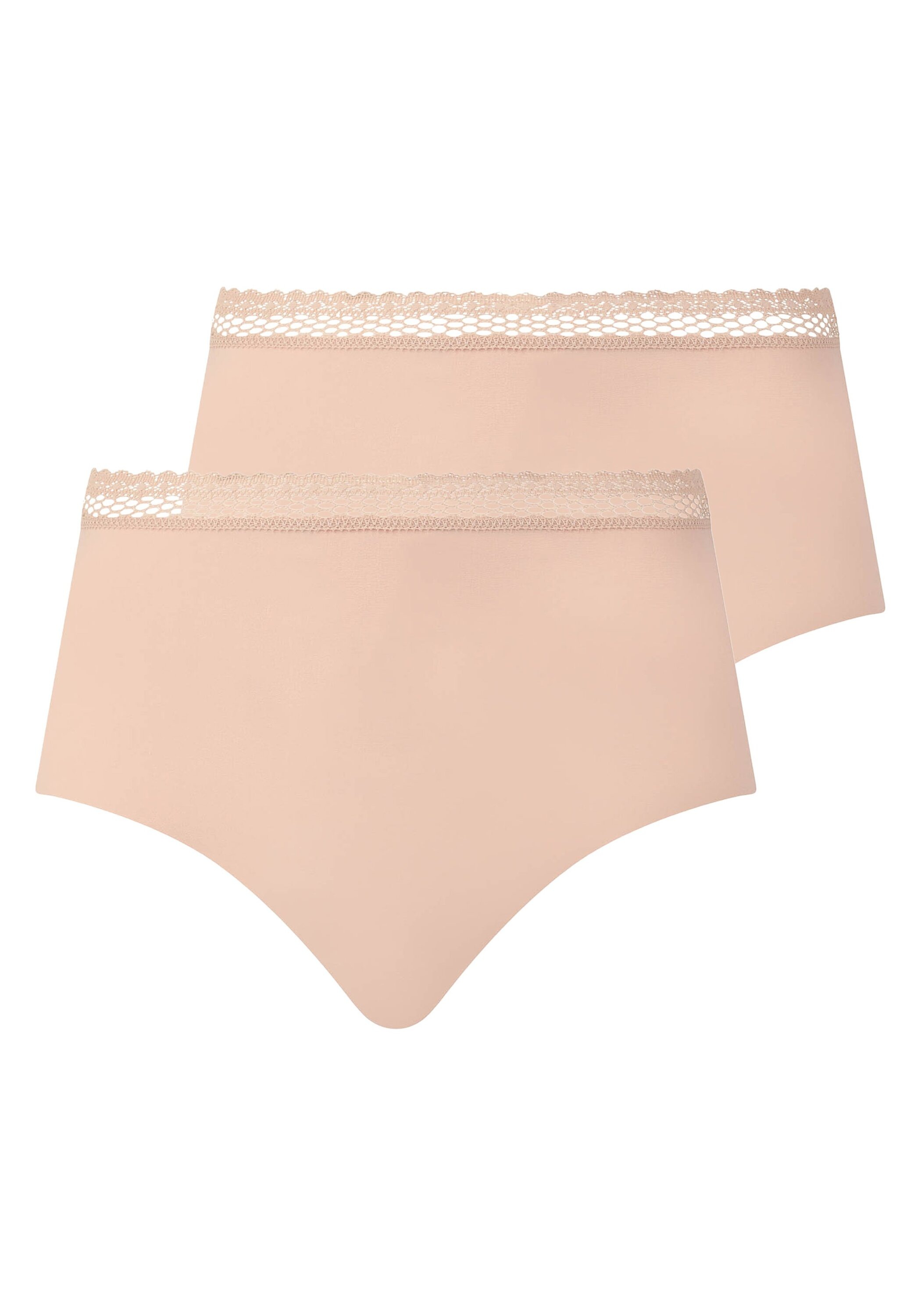CHANTELLE Damen Slip "Slip Taillen Slip Cozy Chic 2P 2er Pack", Gr. L, beige, Obermaterial: 80% Modal CMD. 20% Elasthan EL., Unterhosen