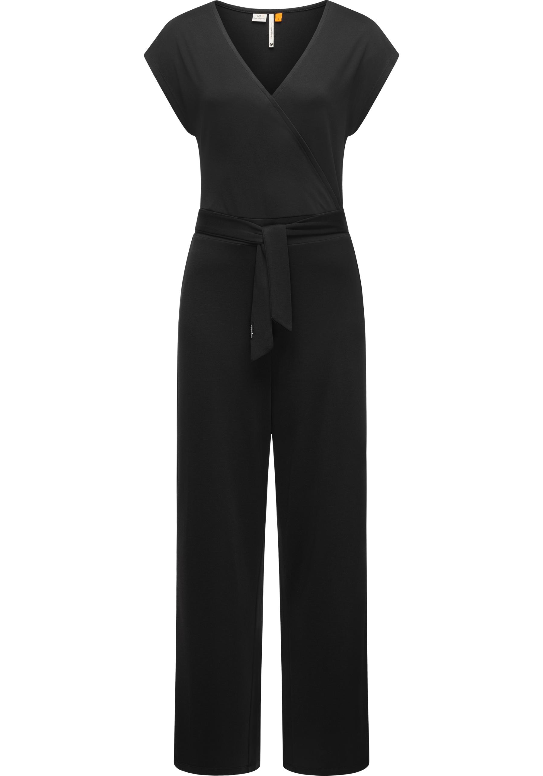 Ragwear Jumpsuit "Goldea", Langer Damen Overall mit Bindegürtel