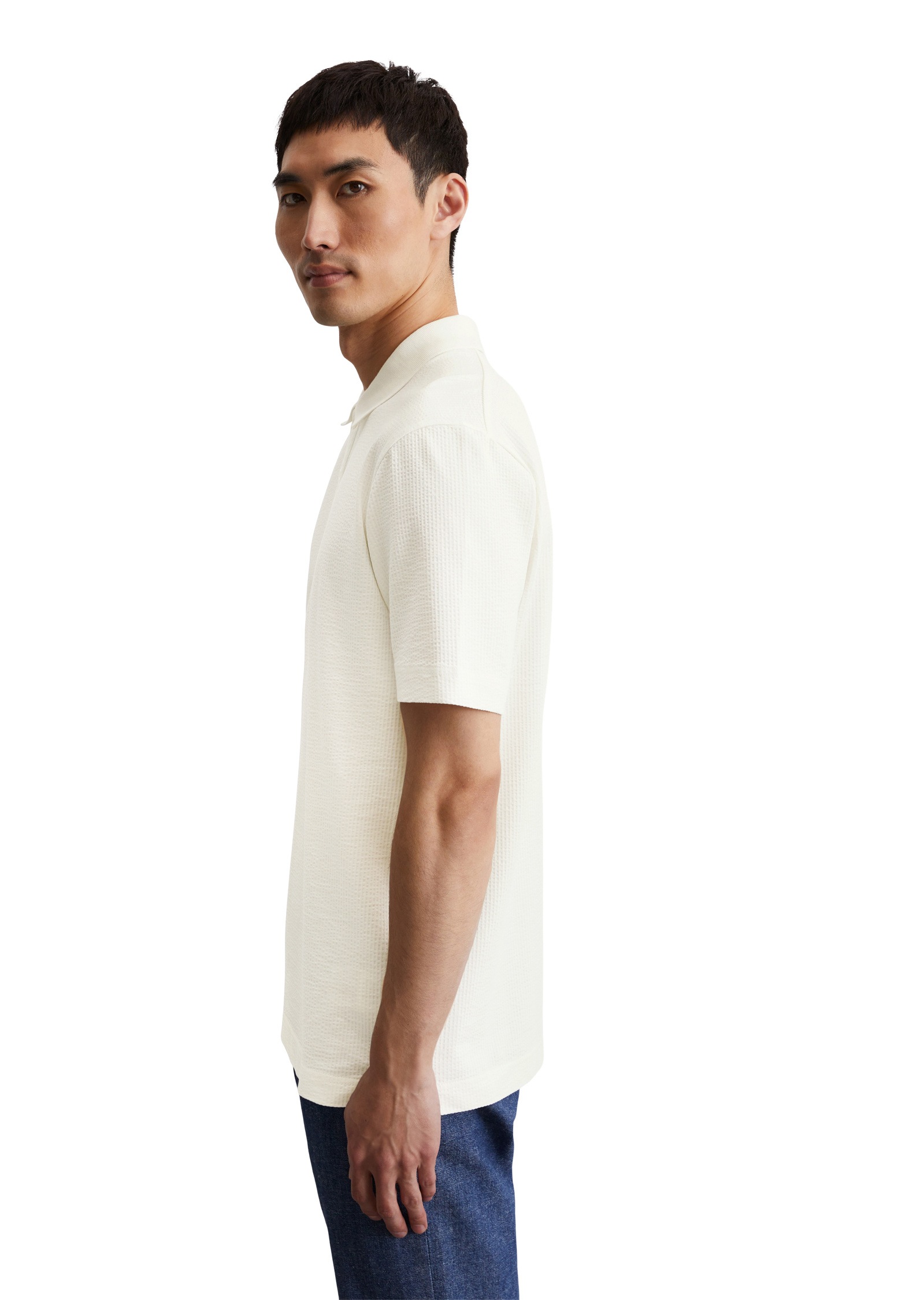 Marc OPolo Poloshirt "aus Bio-Baumwoll-Mix" günstig online kaufen