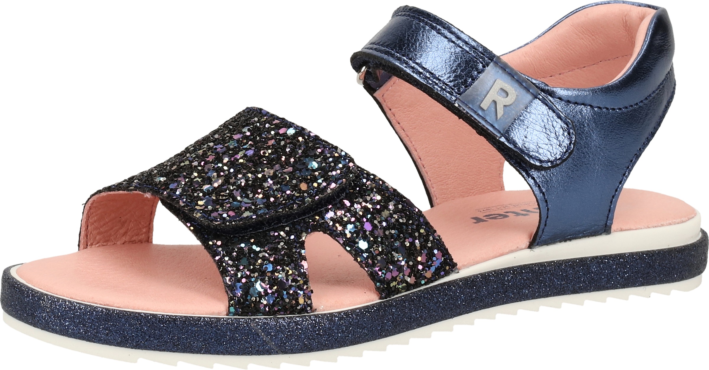 Richter Riemchensandalette Leder/Textil