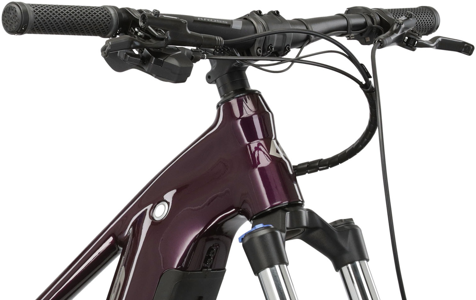 Kross E-Bike »E-MTB Lea Boost 5.0 27.5 Zoll lila«, 10 Gang, microSHIFT, ADVENT X M6205, Mittelmotor 250 W