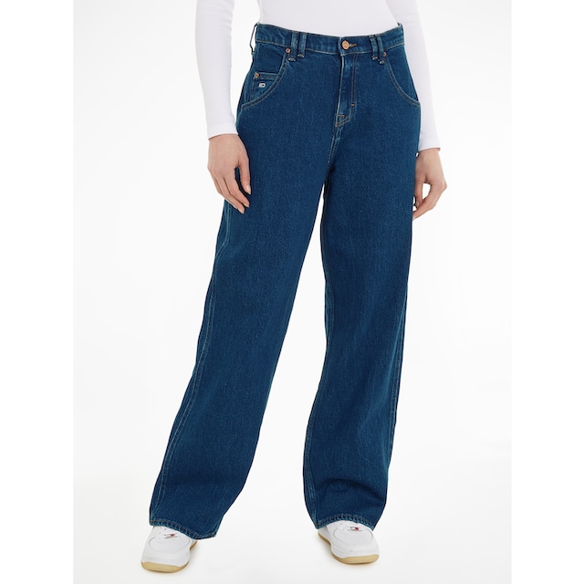 Tommy Jeans Weite Jeans »DAISY JEAN LW BGY BH6110«, mit leichten Destroyed  Effekten online bestellen | BAUR