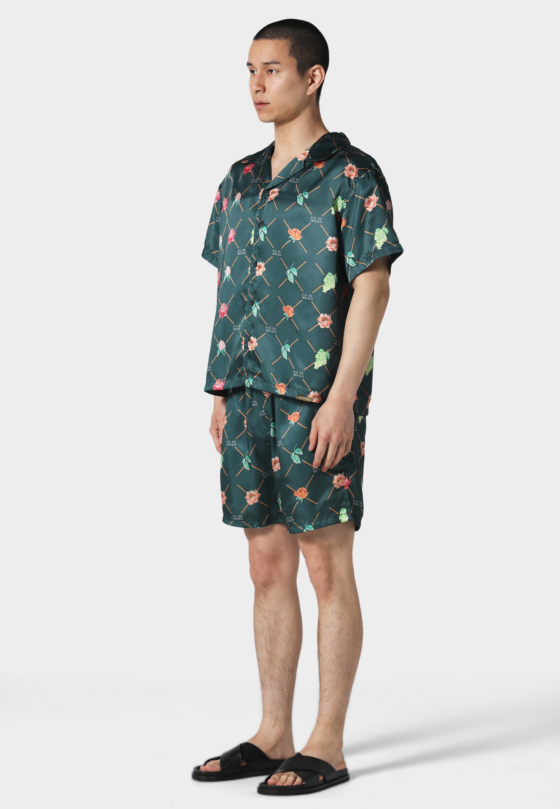 Pas De Monaco Kurzarmshirt »Pas De Monaco FRUIT MONOGRAM CUBAN SHIRT« 1 Stk.