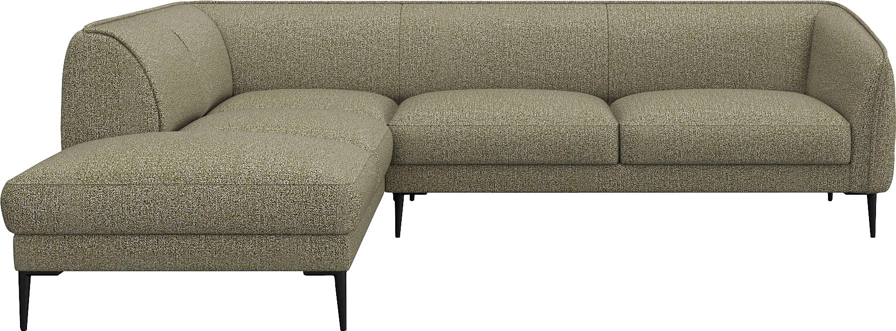 FLEXLUX Ecksofa "Belle Designsofa, L-Form, B/T 268/209 cm", Skandinavisches günstig online kaufen