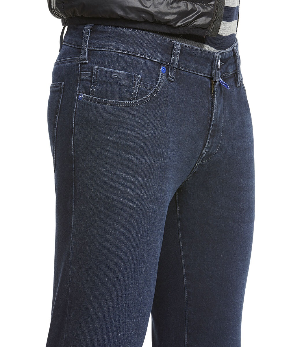 MEYER 5-Pocket-Jeans »Five-Pocket-Jeans«, mit Rundbundverarbeitung