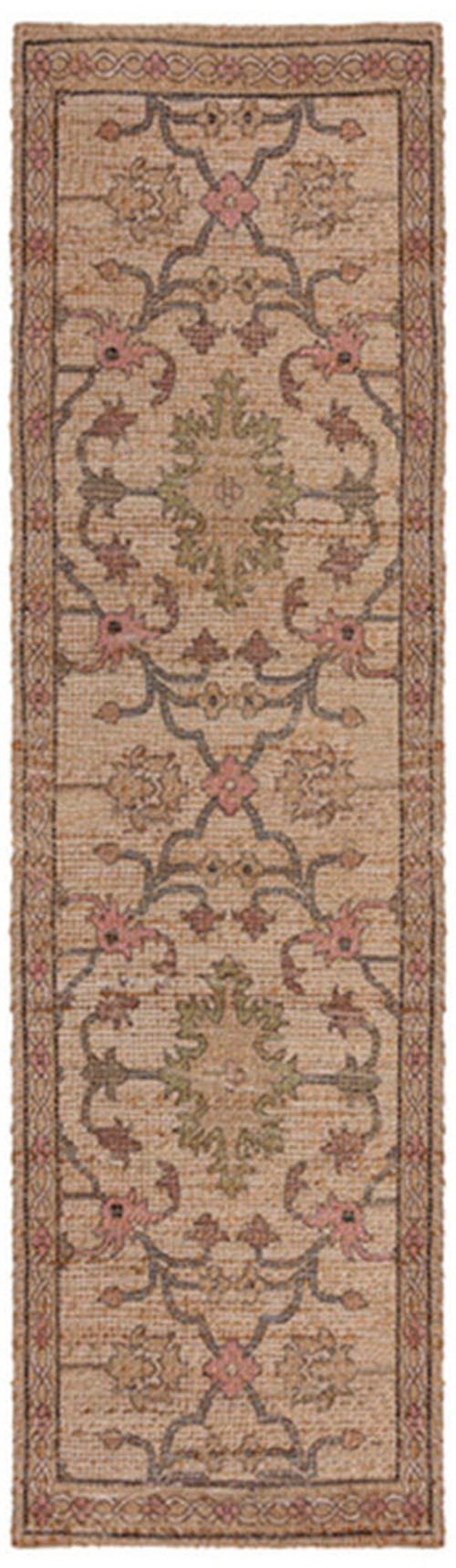 FLAIR RUGS Teppich »Celine Jute«, rechteckig, 1 mm Höhe, Chenille-Jutemischung Teppich