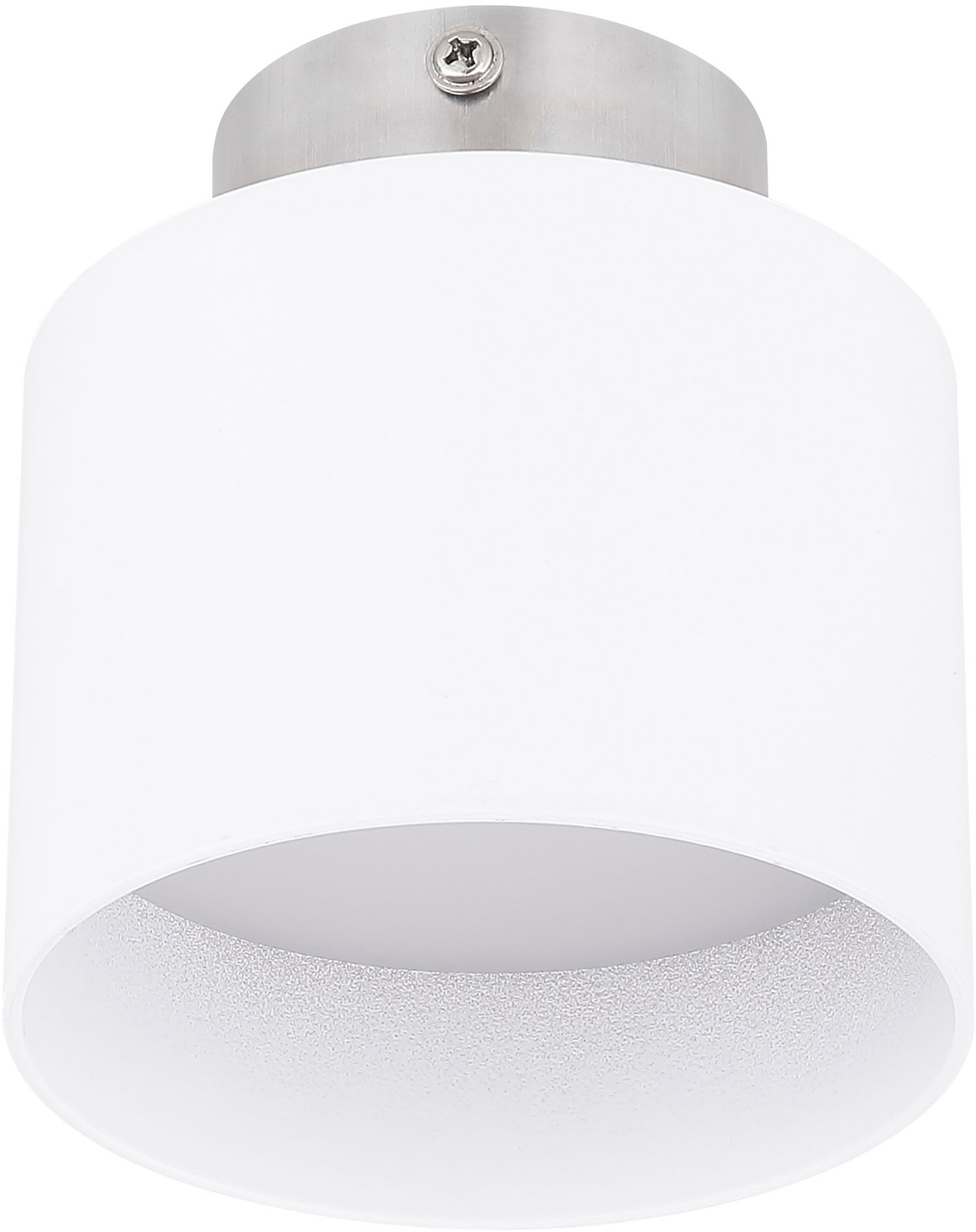 GLOBO LIGHTING Deckenleuchte »JENNY« LED-Modul 1 Stk. Warmweiß Deckenlampe Kunststoff satiniert Hintergrundbeleuchtung 3000K