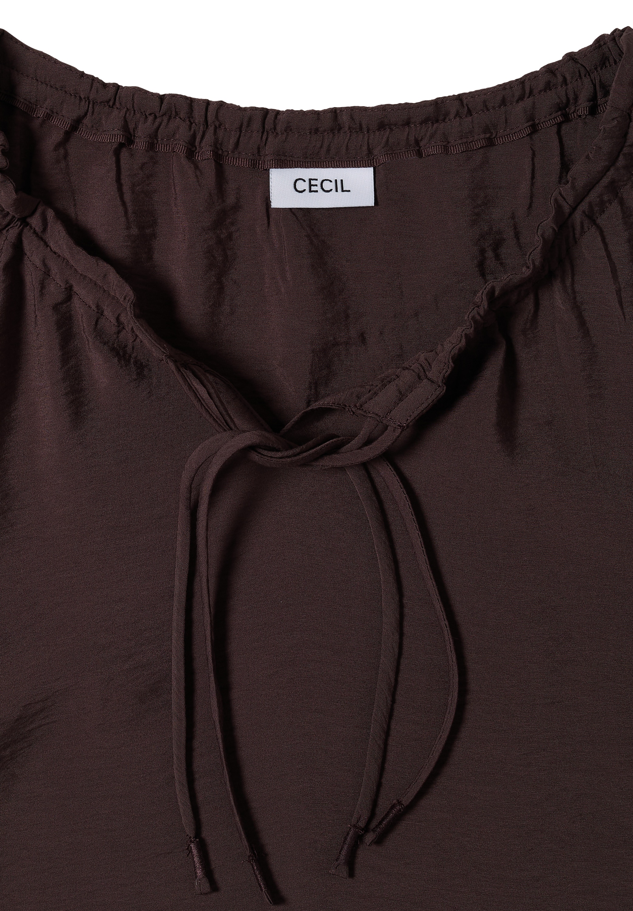 Cecil Carmenbluse Sommerbluse, Viskosemix, Carmenausschnitt
