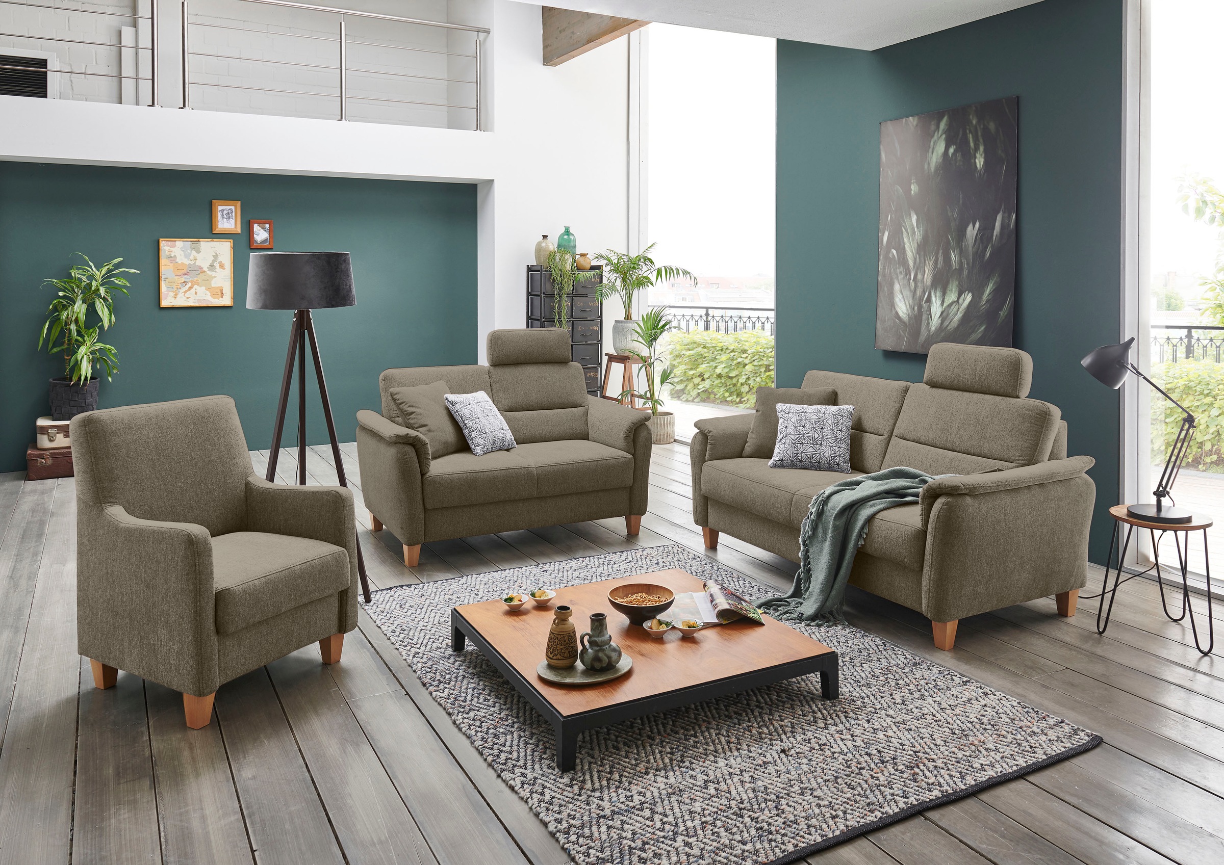 Home affaire Sessel "Palmera, B: 70 cm" mit Federkern günstig online kaufen