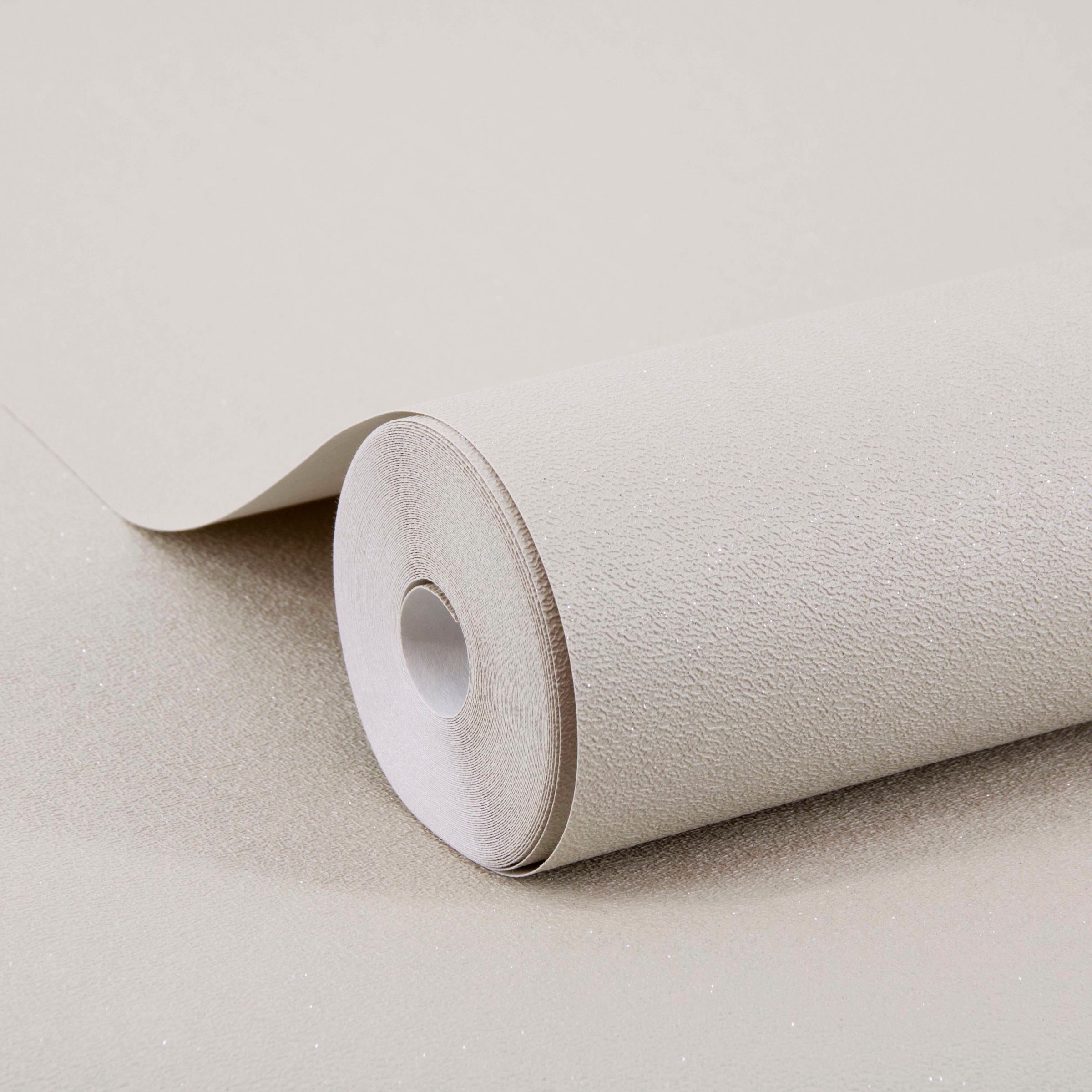 WOW Vliestapete »WOW Glitzer Taupe Vliestapete«, unifarben mit Farbeinsätzen, WOW Glitzer Taupe Vliestapete