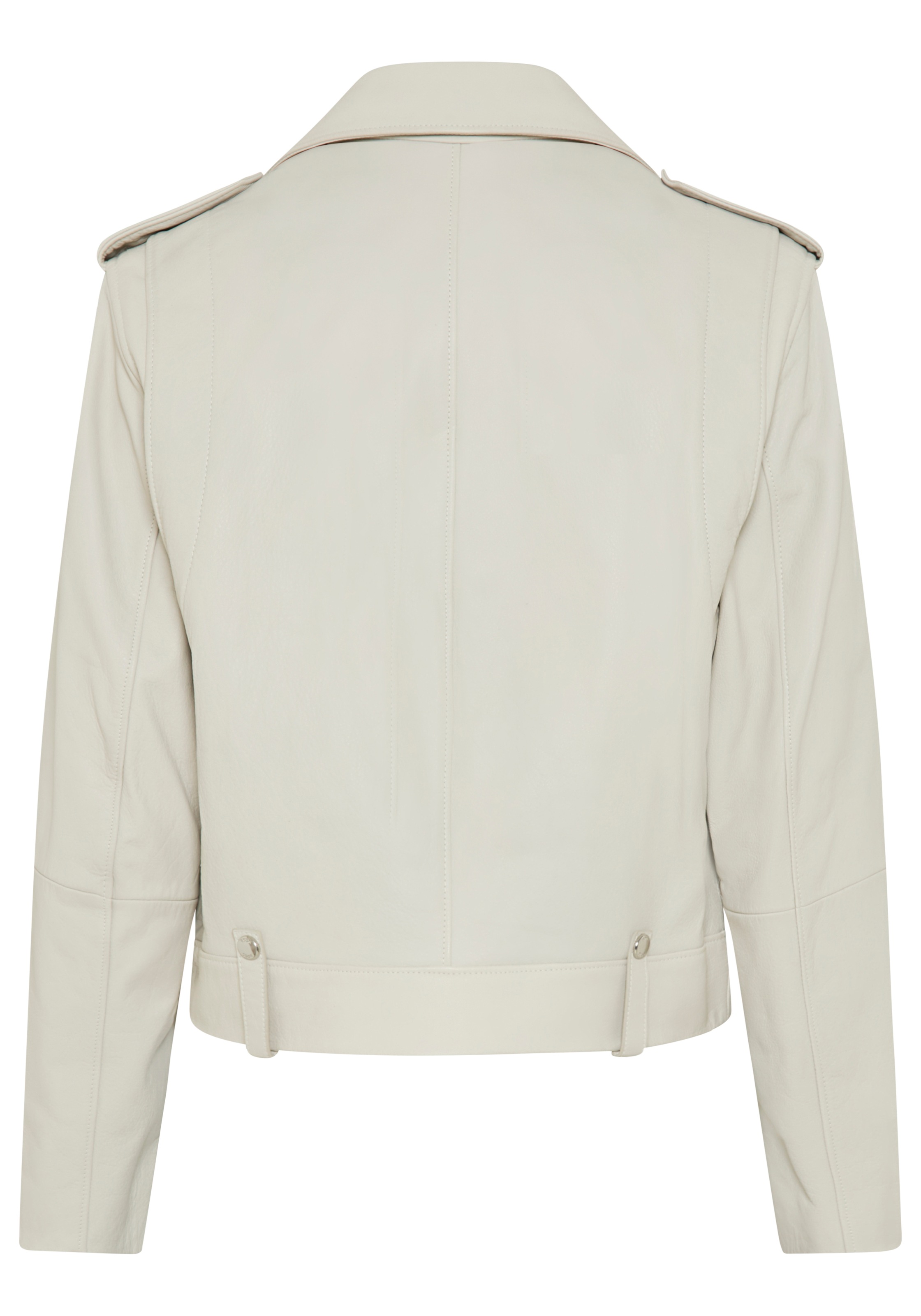 BOSS ORANGE Lederjacke "Sandy Premium Damenmode" mit genarbter Struktur günstig online kaufen