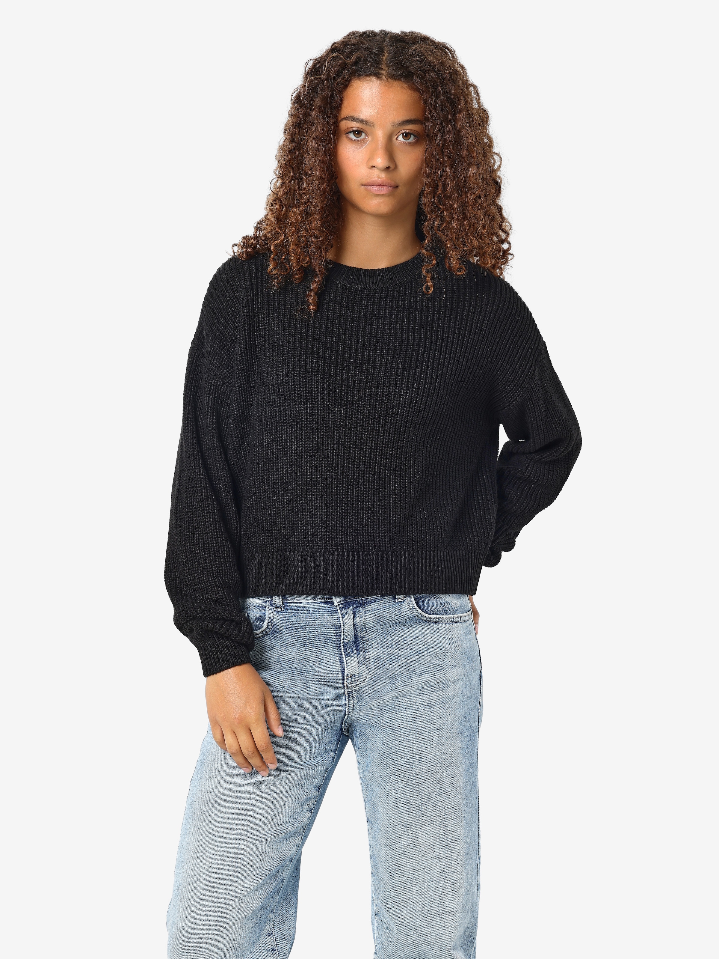 Noisy may Rundhalspullover "NMMAYSA L/S O-NECK KNIT NOOS" günstig online kaufen