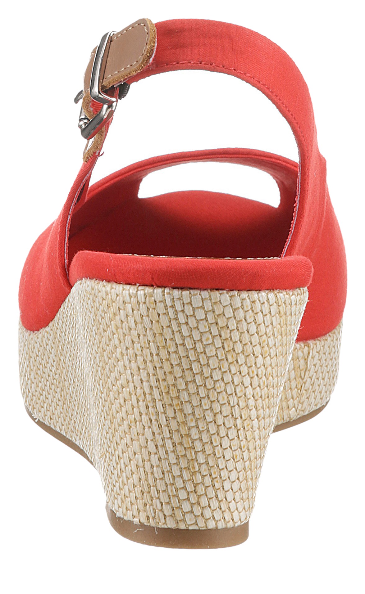 Tommy Hilfiger Sandalette "ICONIC ELBA SLING BACK WEDGE", Sommerschuh, Sand günstig online kaufen