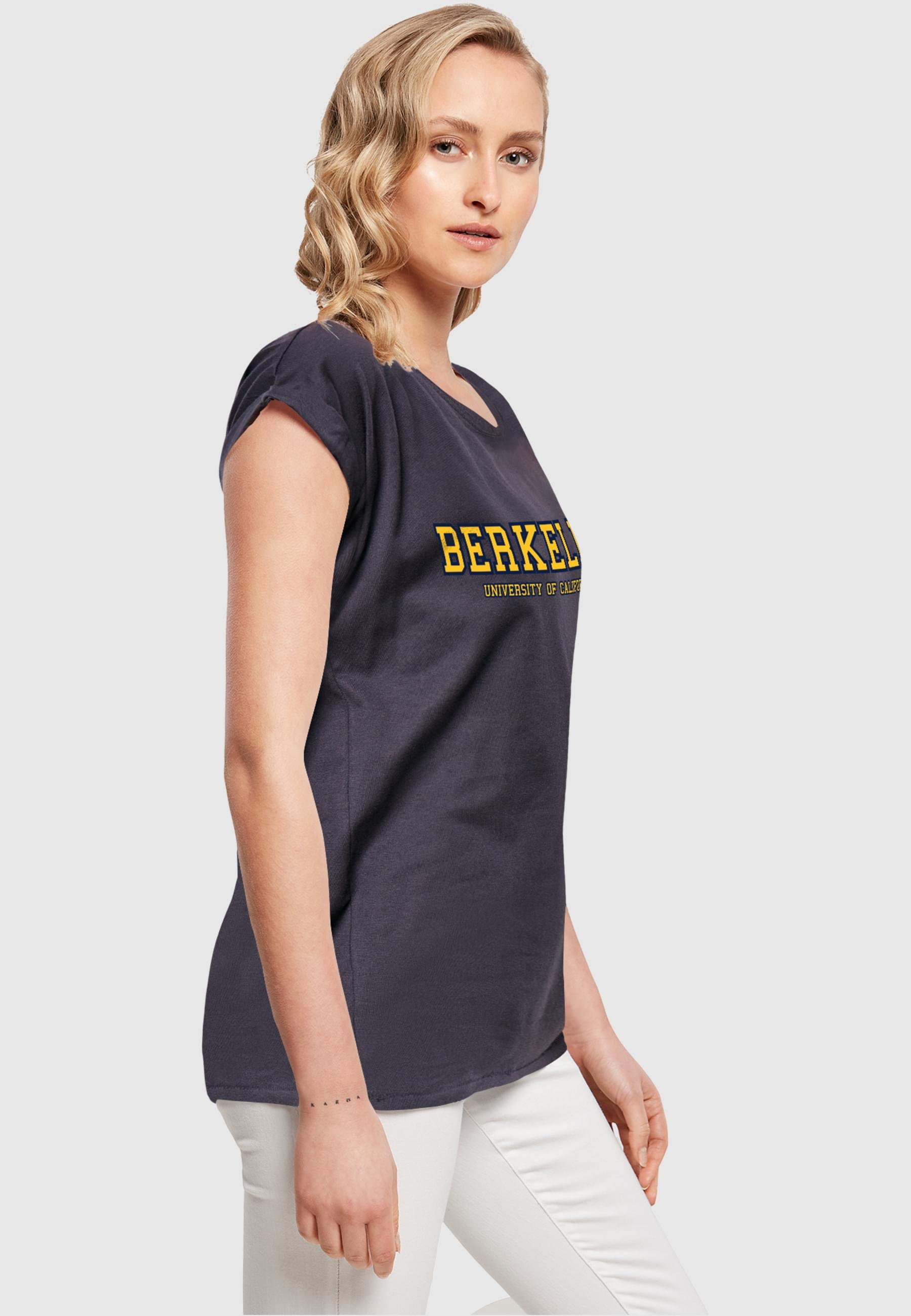 Merchcode T-Shirt »Merchcode Damen Ladies Berkeley University - Script T-Shirt«, (1 tlg.)