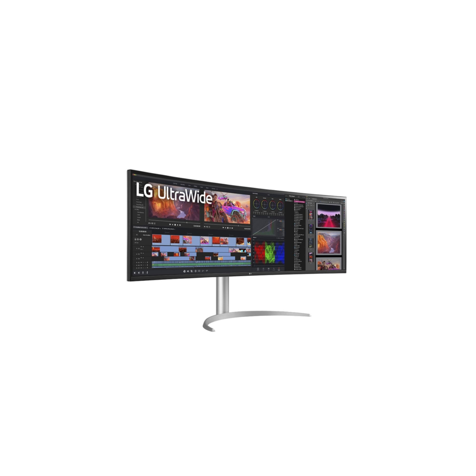 LG LED-Monitor »49WQ95X-W«, 124 cm/49 Zoll, 5120 x 1440 px, UWQHD, 5 ms Reaktionszeit, 144 Hz