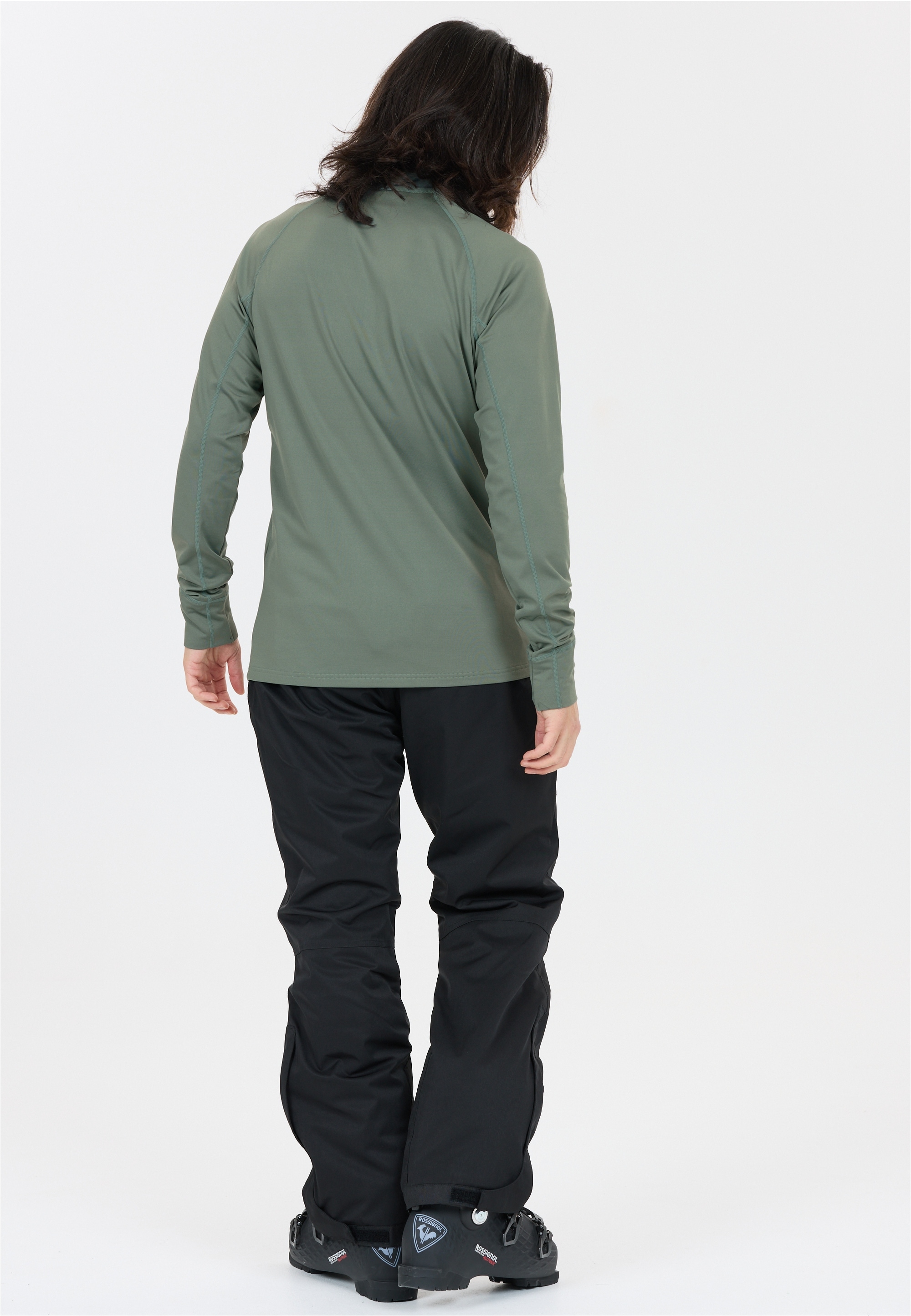 WHISTLER Langarmshirt »Baggio«, (1 tlg.), mit hochabschließendem Kragen