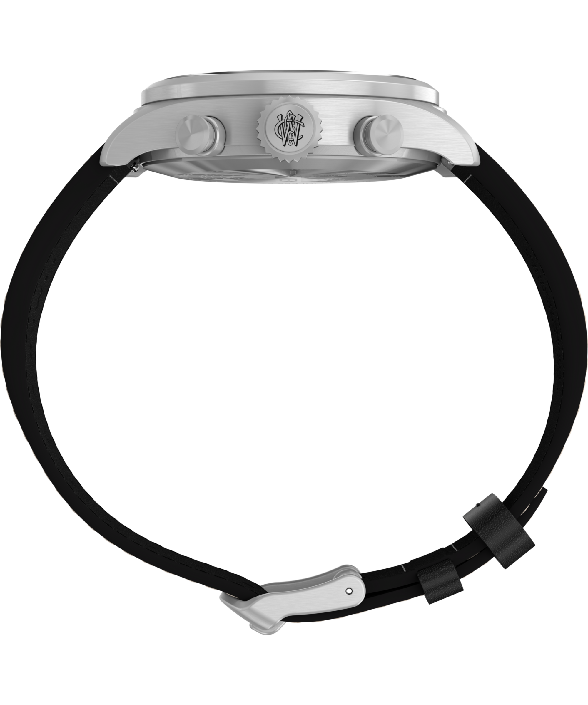 Timex Chronograph »WATERBURY ACE« Quarzuhr, Armbanduhr, Herrenuhr, Lederarmband, Stoppfunktion, Datum