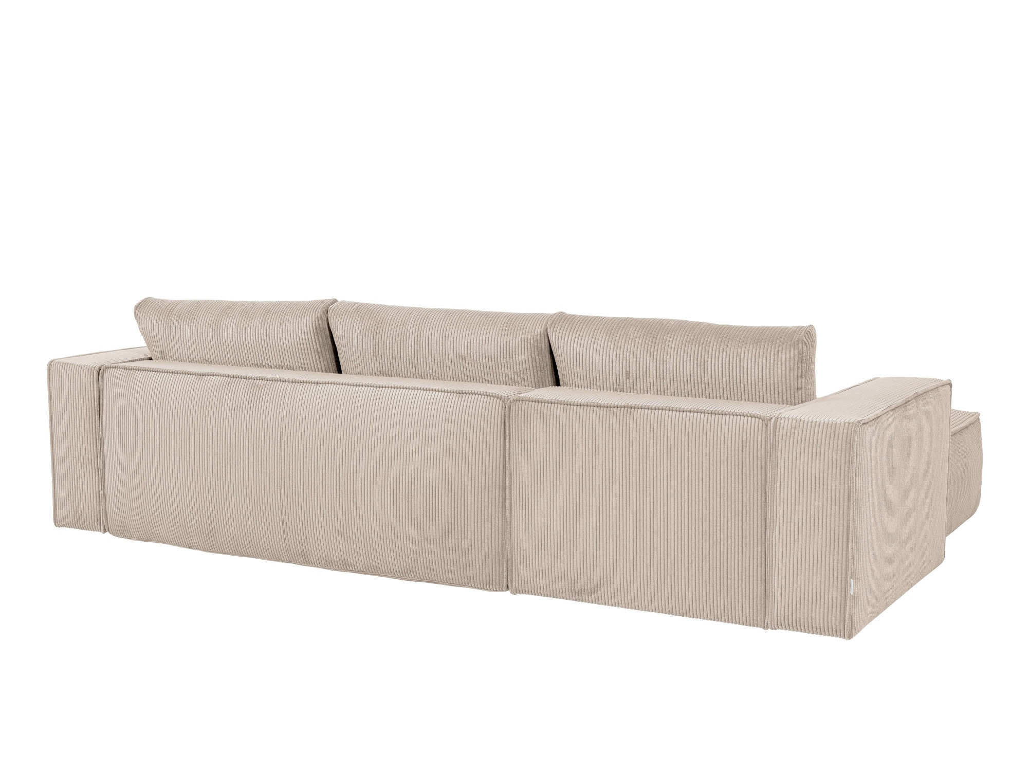 OTTO home Ecksofa »Tillian, Schlafsofa« Breite 294 cm, Breitkord, Sitzfläche mit Taschenfederkern