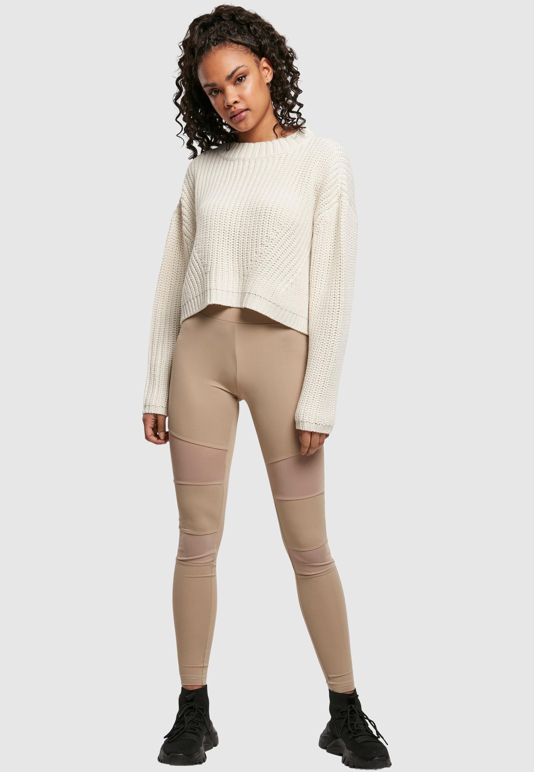 URBAN CLASSICS Rundhalspullover »Urban Classics Damen Ladies Wide Oversize Sweater«, (1 tlg.)