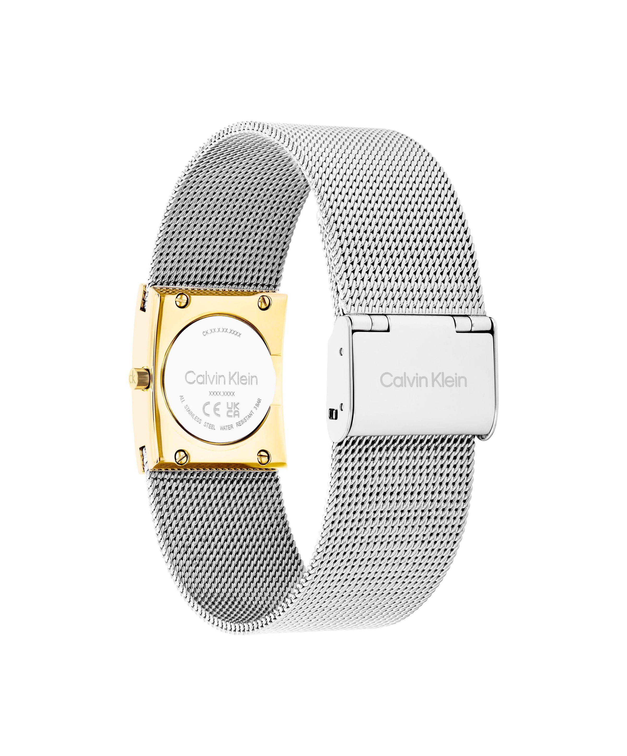 Calvin Klein Quarzuhr »CK PULSE 21 mm«, Armbanduhr, Damenuhr, Edelstahlarmband, analog