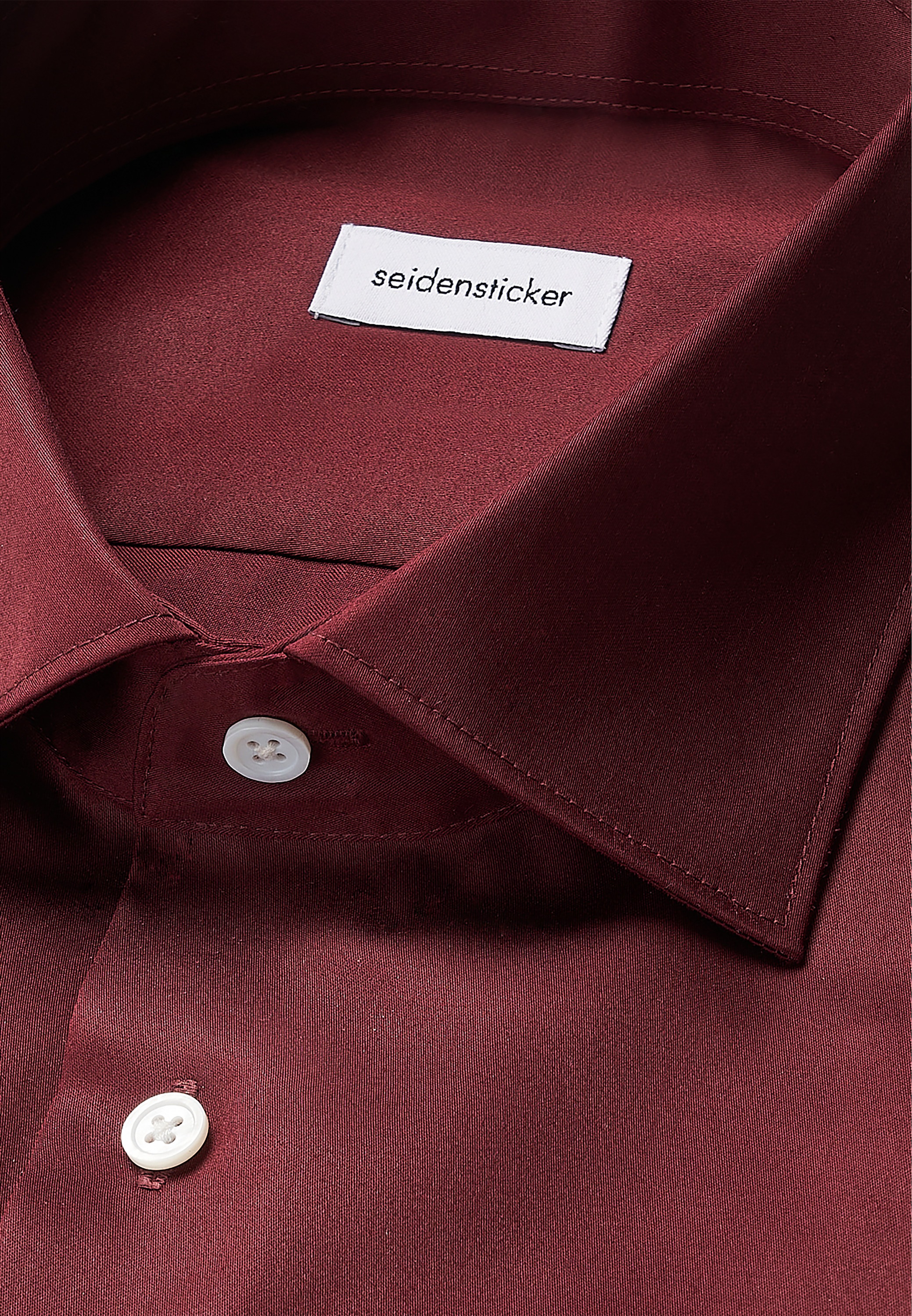 seidensticker Businesshemd »Schwarze Rose«, Slim Kentkragen Uni