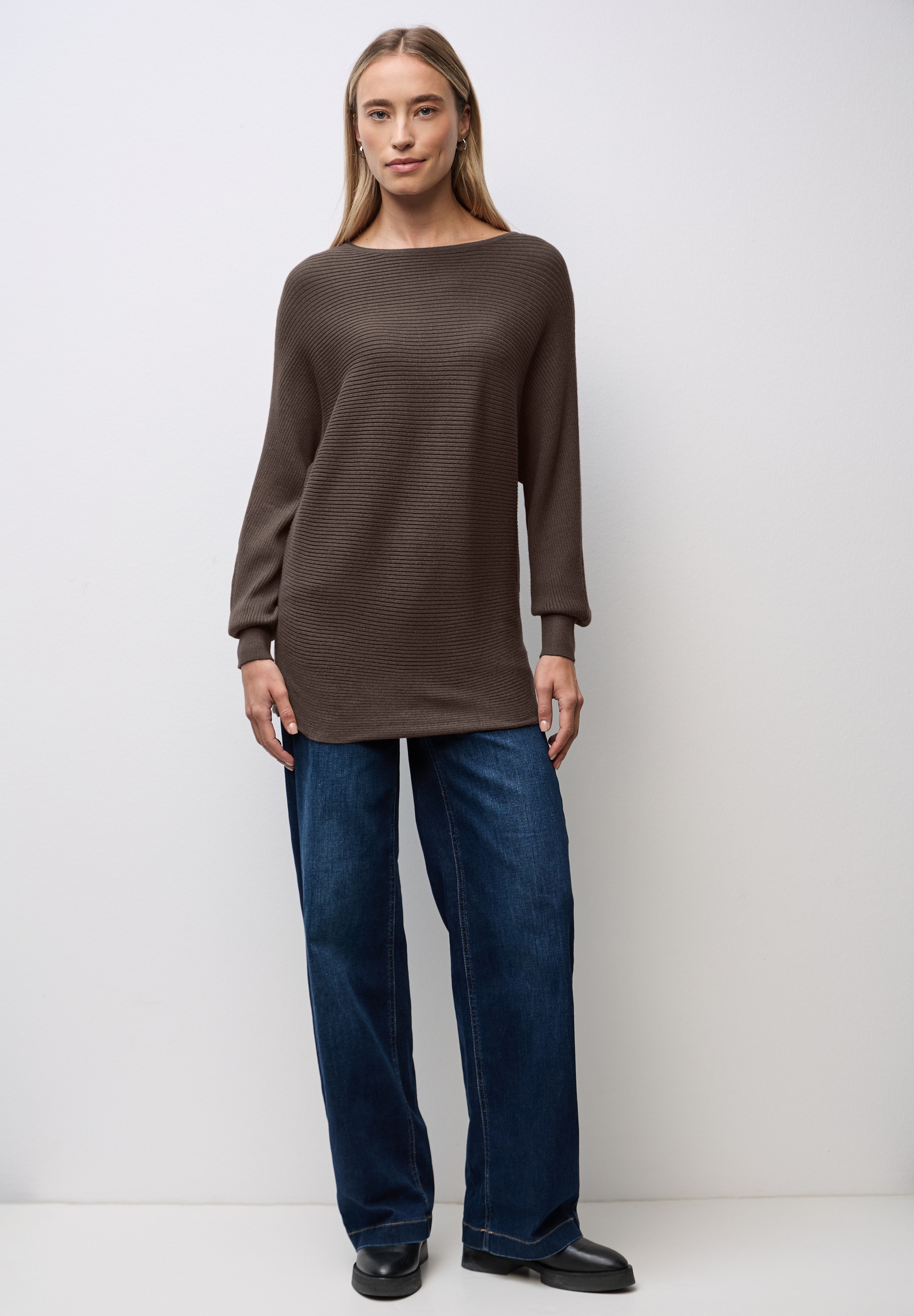 Thumbnail - STREET ONE Rundhalspullover aus Feinstrick