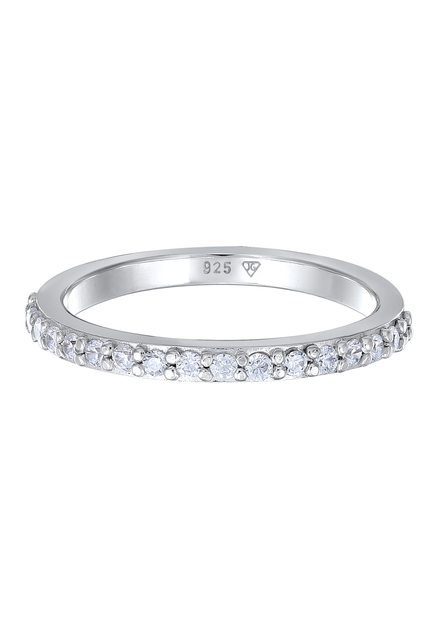 Elli DIAMONDS Diamantring »Ring Laborgezüchtete Diamanten Weiß Brilliant Cut (0.068 ct) 925 Sterling Silber«