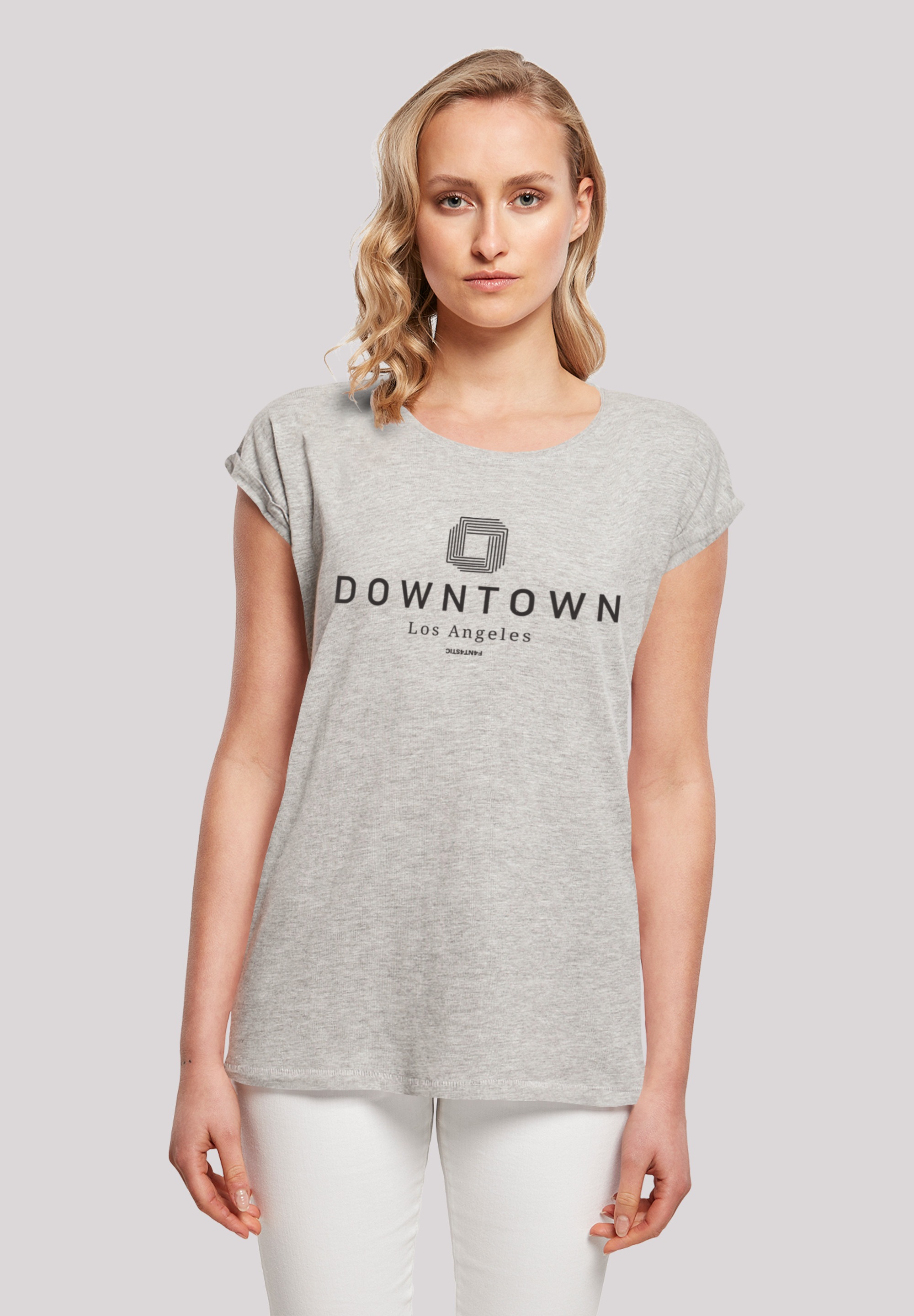 F4NT4STIC T-Shirt »Downtown LA SHORT SLEEVE TEE«, Print