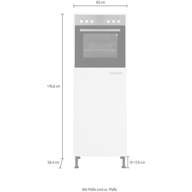 OPTIFIT Backofen/Kühlumbauschrank »Parma«, Breite 60 cm | BAUR