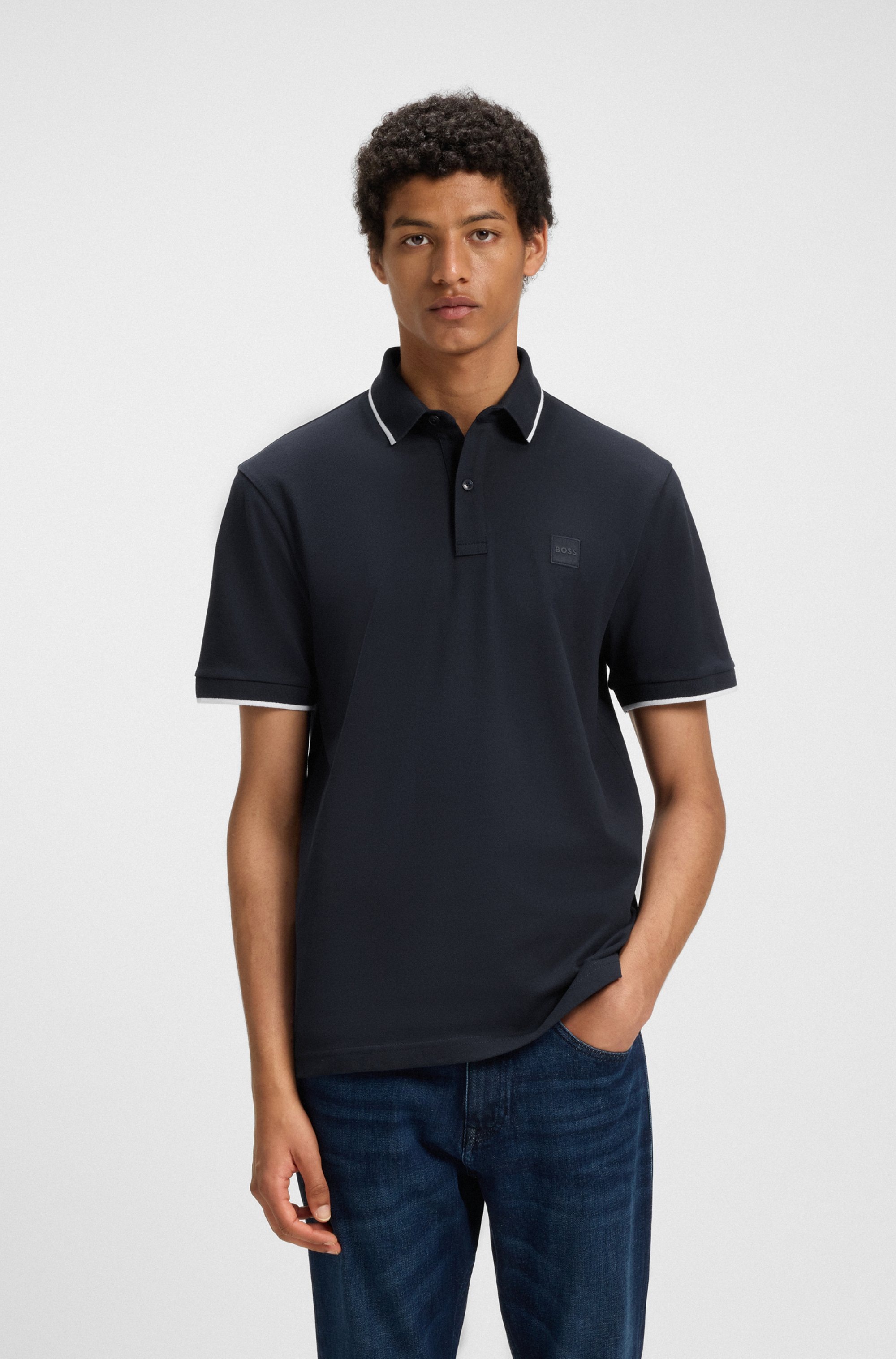 BOSS ORANGE Poloshirt "Passertip", mit BOSS Logo-Badge günstig online kaufen