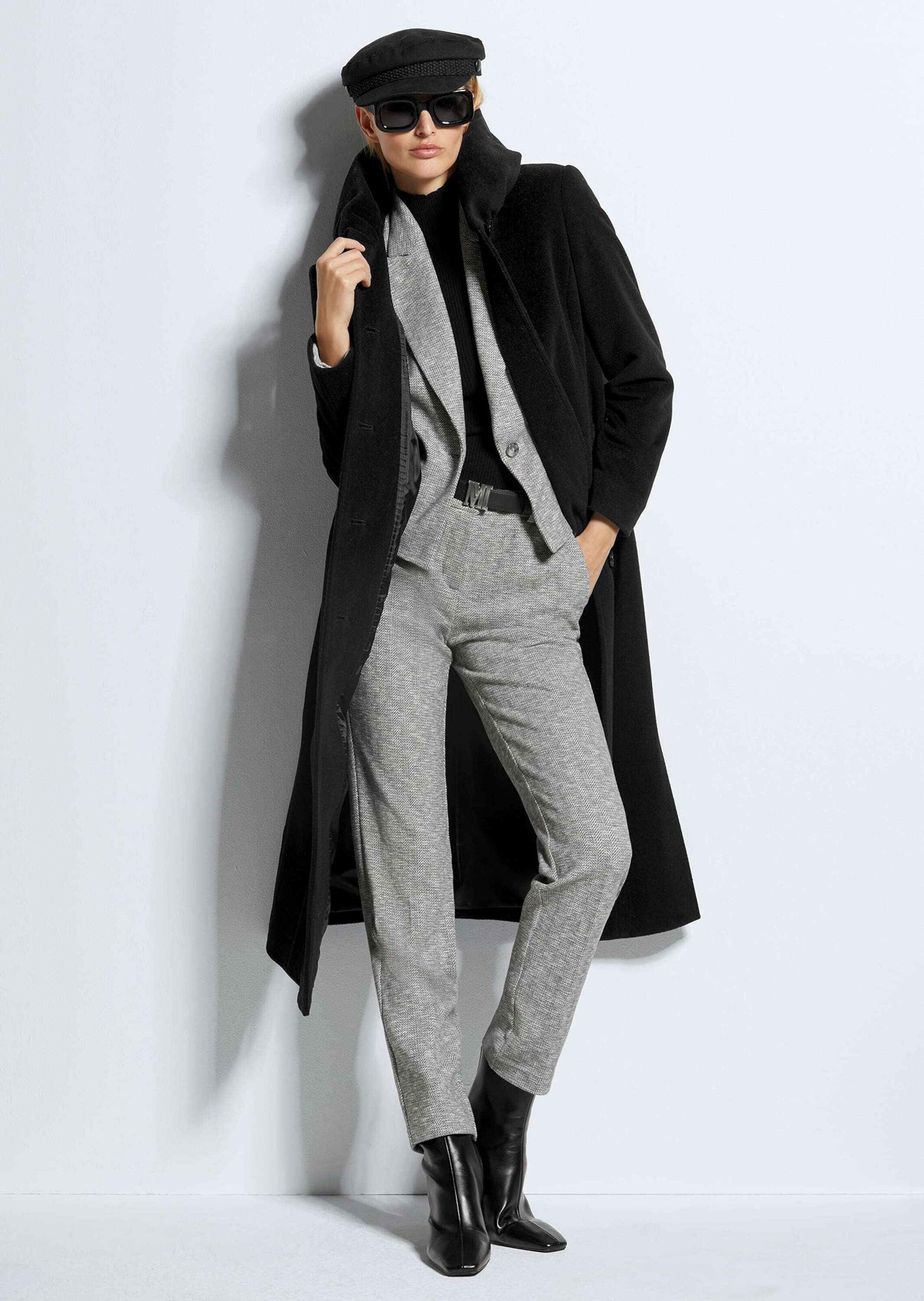 MADELEINE Langmantel »Mantel Langer Mantel mit Umschlag-Kragen«