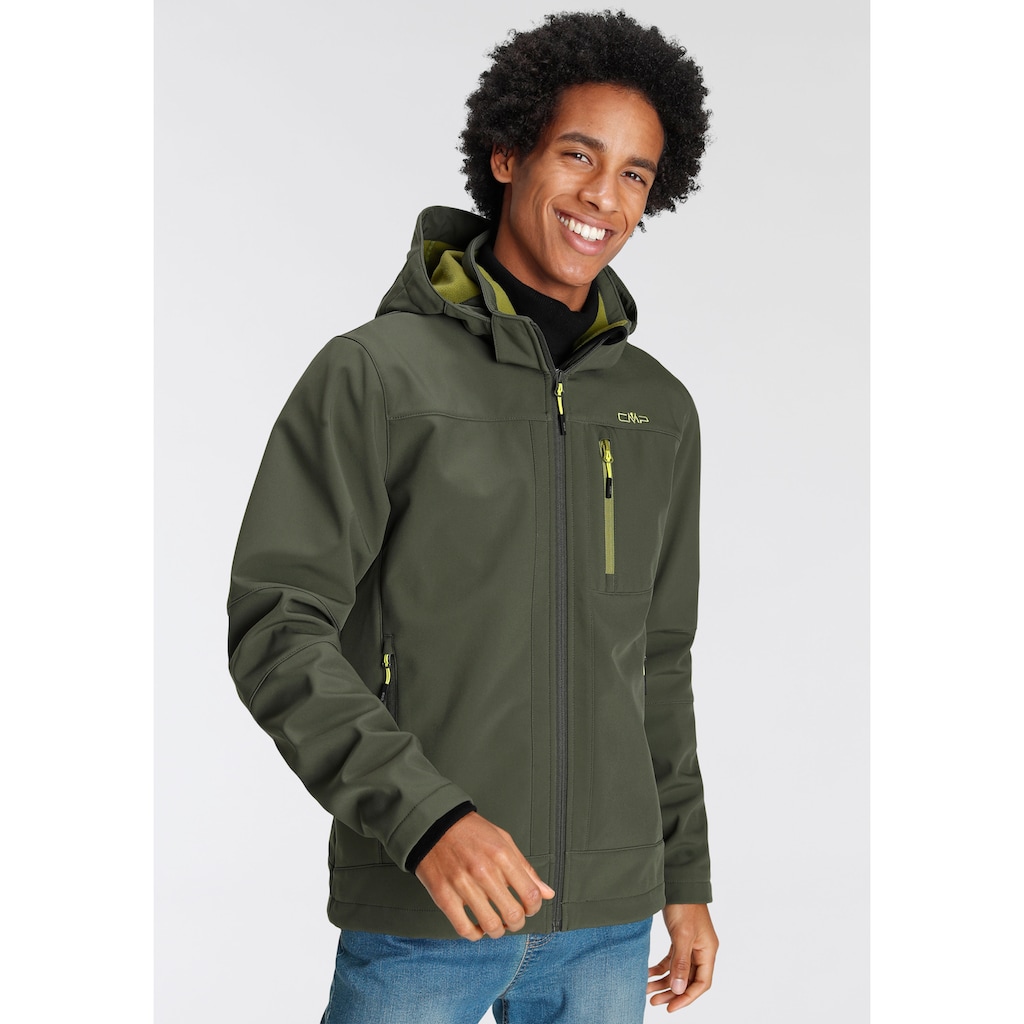 CMP Softshelljacke, mit Kapuze