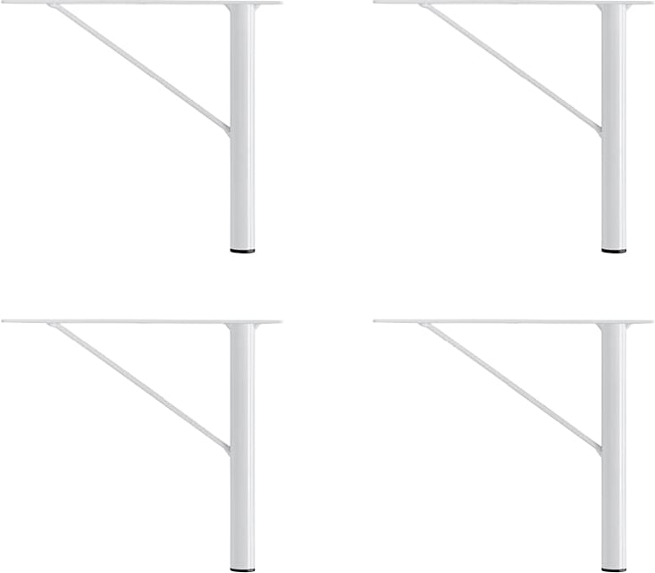 Hammel Furniture Möbelfuß »Mistral / Mistral Kubus Bein, Stützfuß«, (4 St.), Metall, in mehreren Farben, Höhe: 20 cm