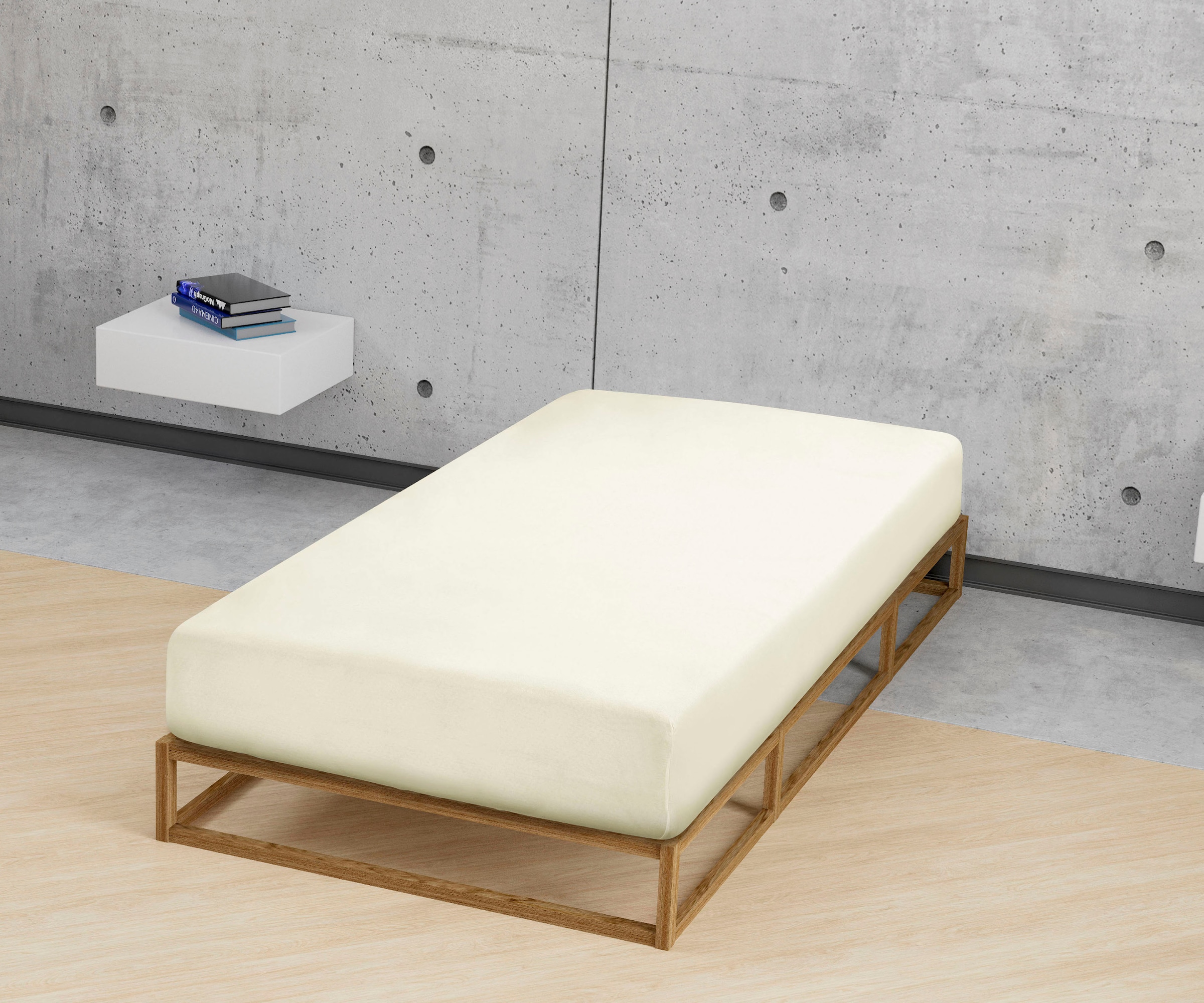 Biberna Spannbettlaken "Biber in Gr. 70x140 cm für Kinder" aus Baumwolle, f günstig online kaufen