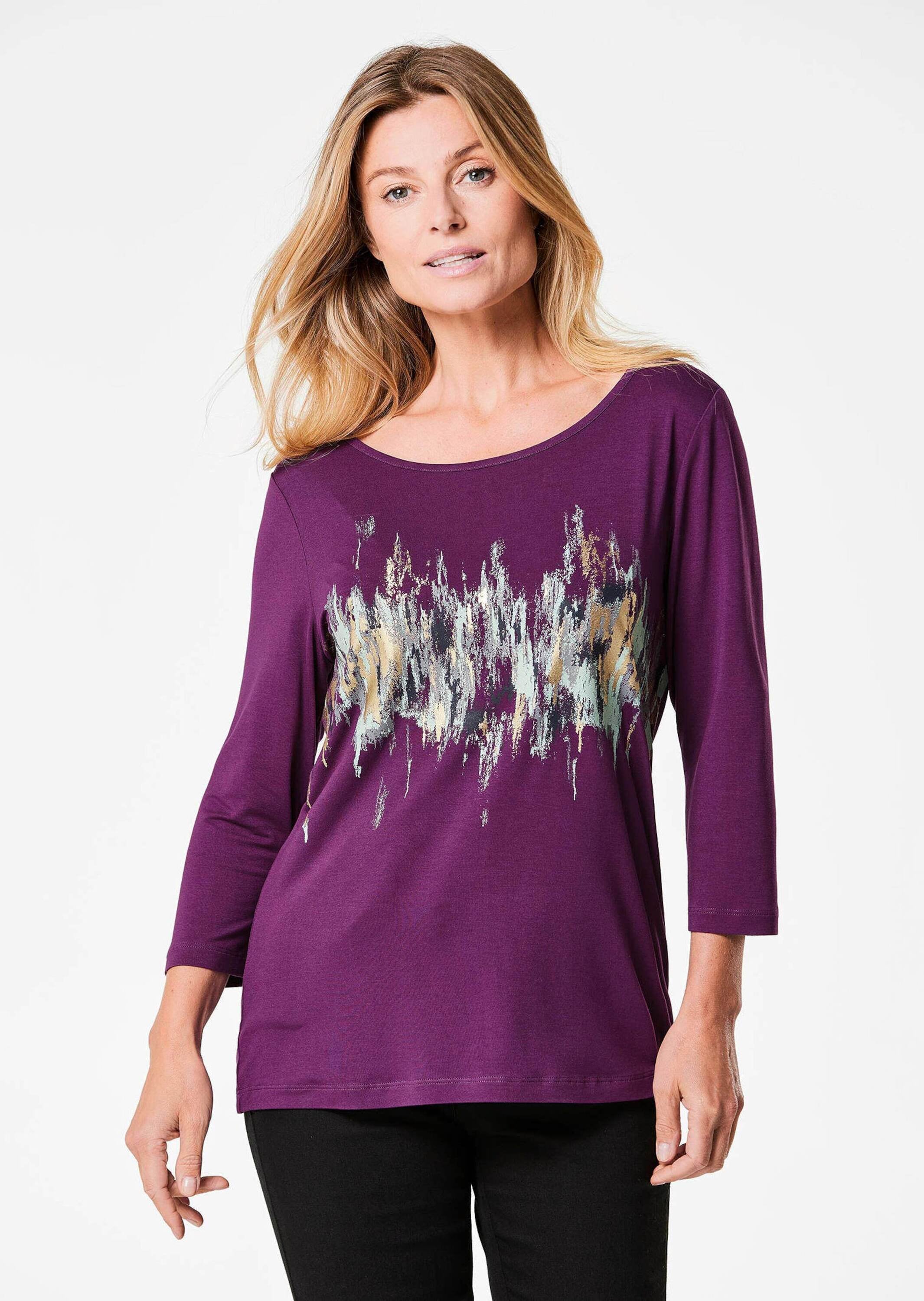 GOLDNER Print-Shirt »Kurzgröße Shirt«