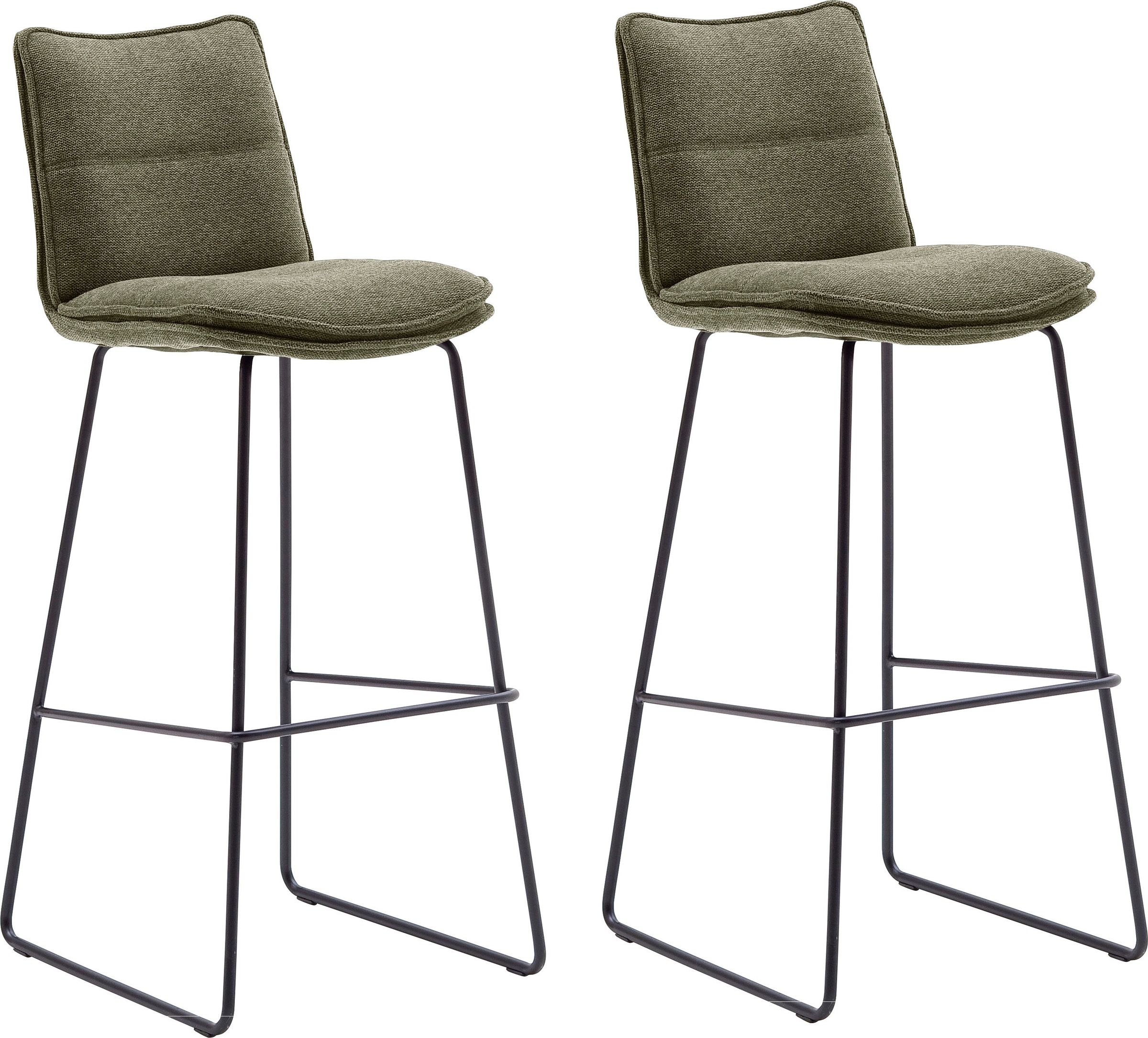 MCA furniture BAUR (Set, belastbar bis St., 180°drehbar Kg | Barhocker 2-er), »Hampton«, Barstuhl mit Nivellierung, 120 2