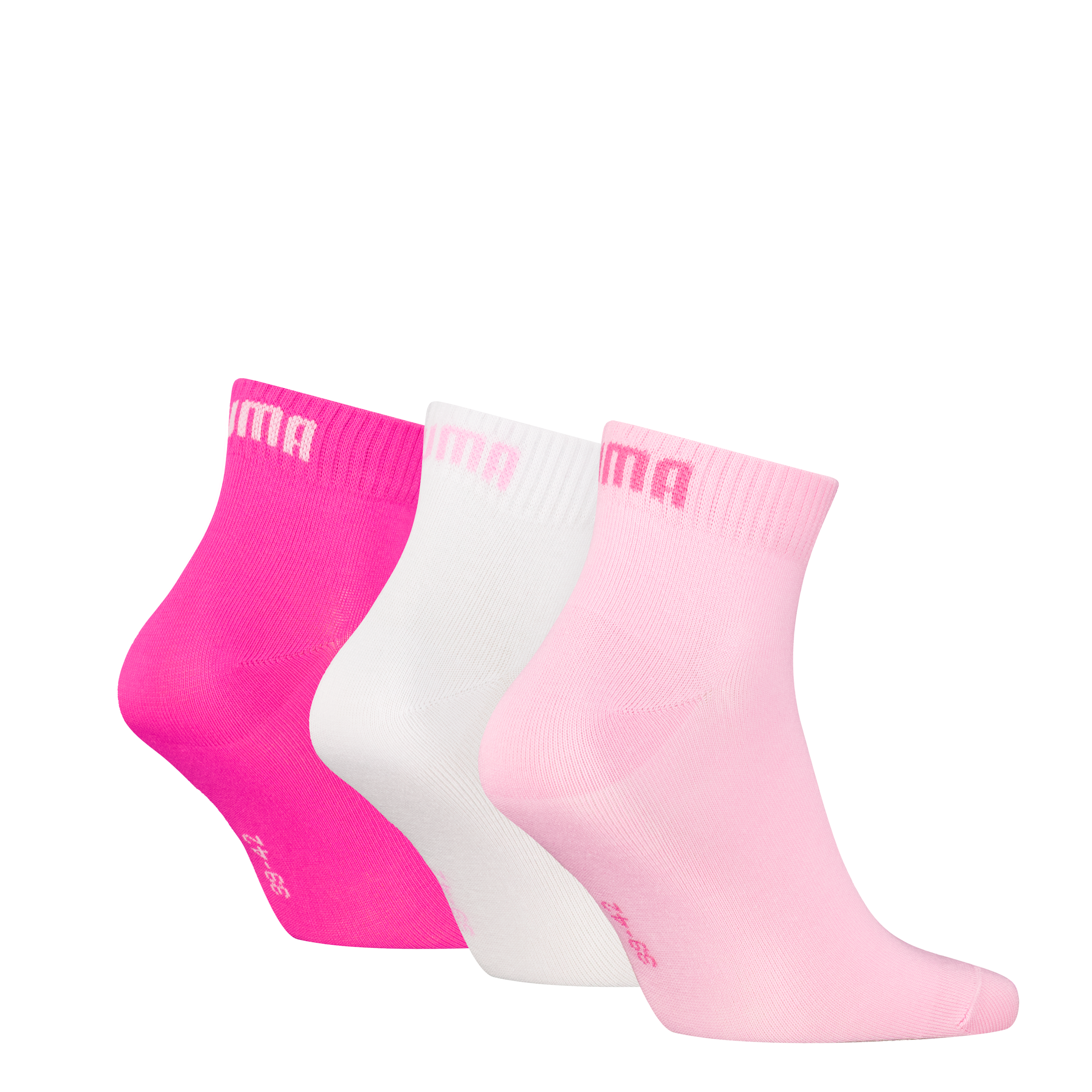 PUMA Kurzsocken "PUMA UNISEX QUARTER PLAIN 3P" 3 Paar, 3 Paar tlg. Atmungsa günstig online kaufen