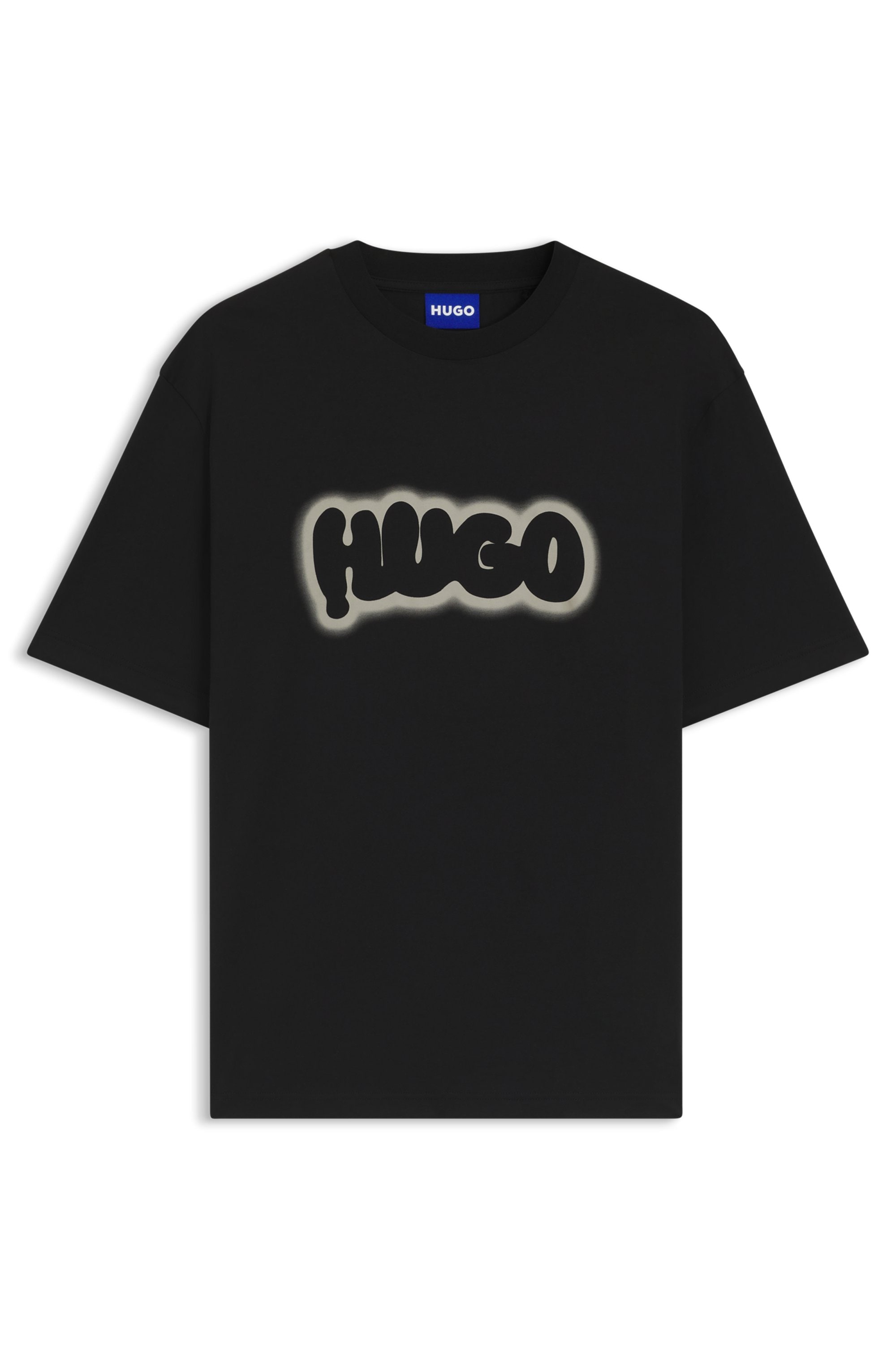 HUGO Blue T-Shirt »Nulibax«, Rundhalsausschnitt, regular fit, Logoprint