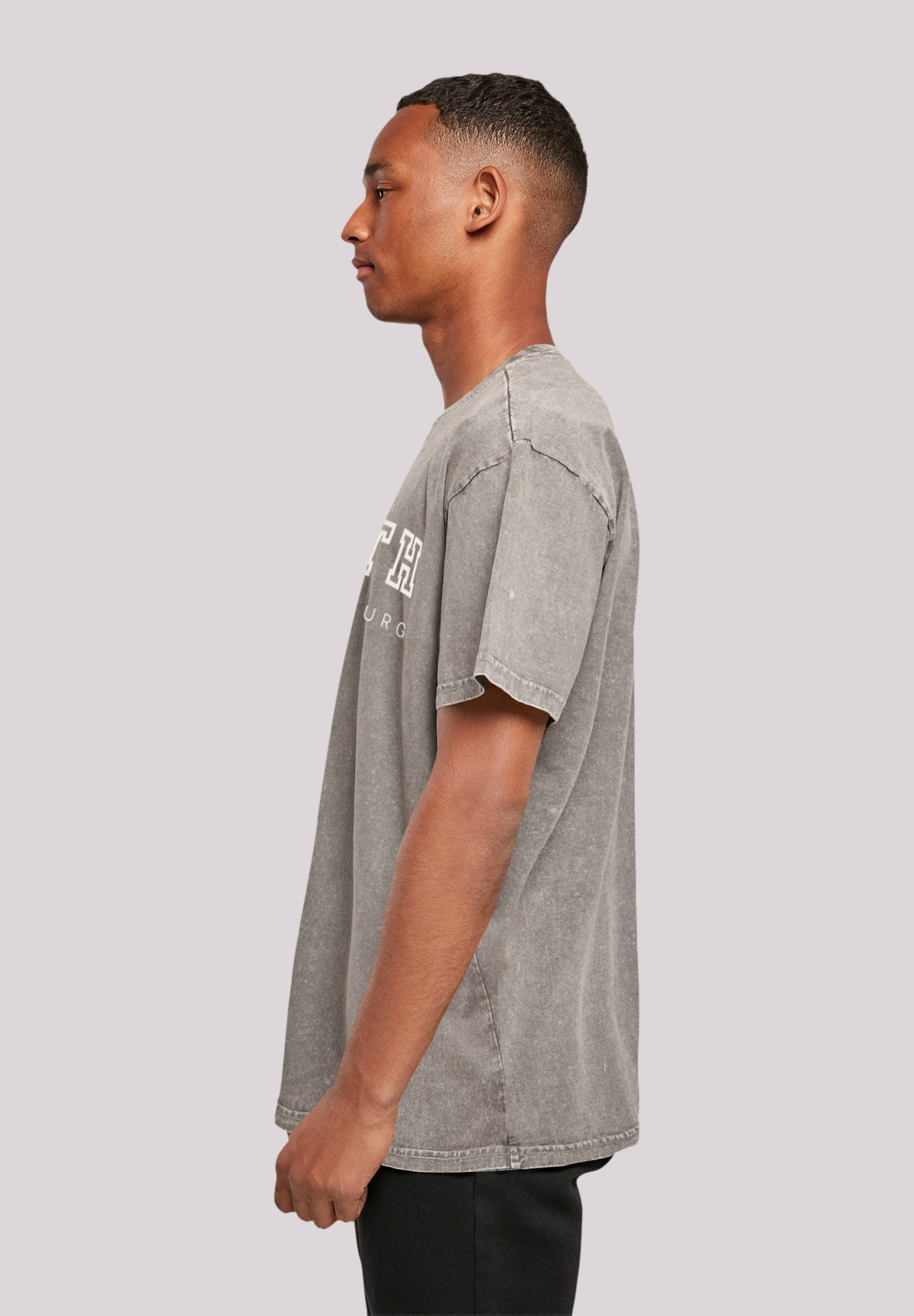 F4NT4STIC T-Shirt »Go North Knut & Jan Hamburg«, Print