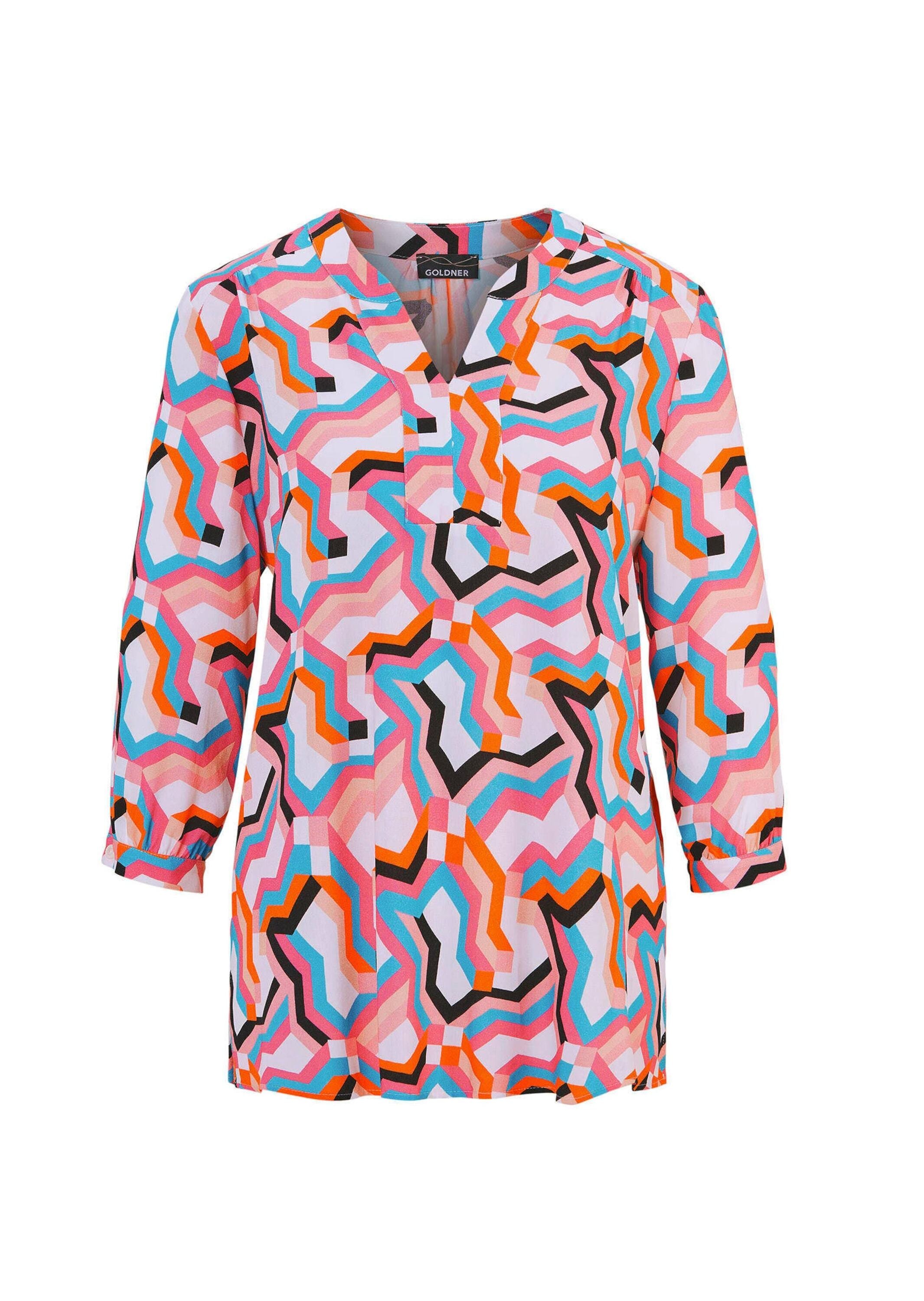 GOLDNER Tunika "Mit Allover-Print in Tunikaform, 3/4-Ärmeln" keine/nicht re günstig online kaufen
