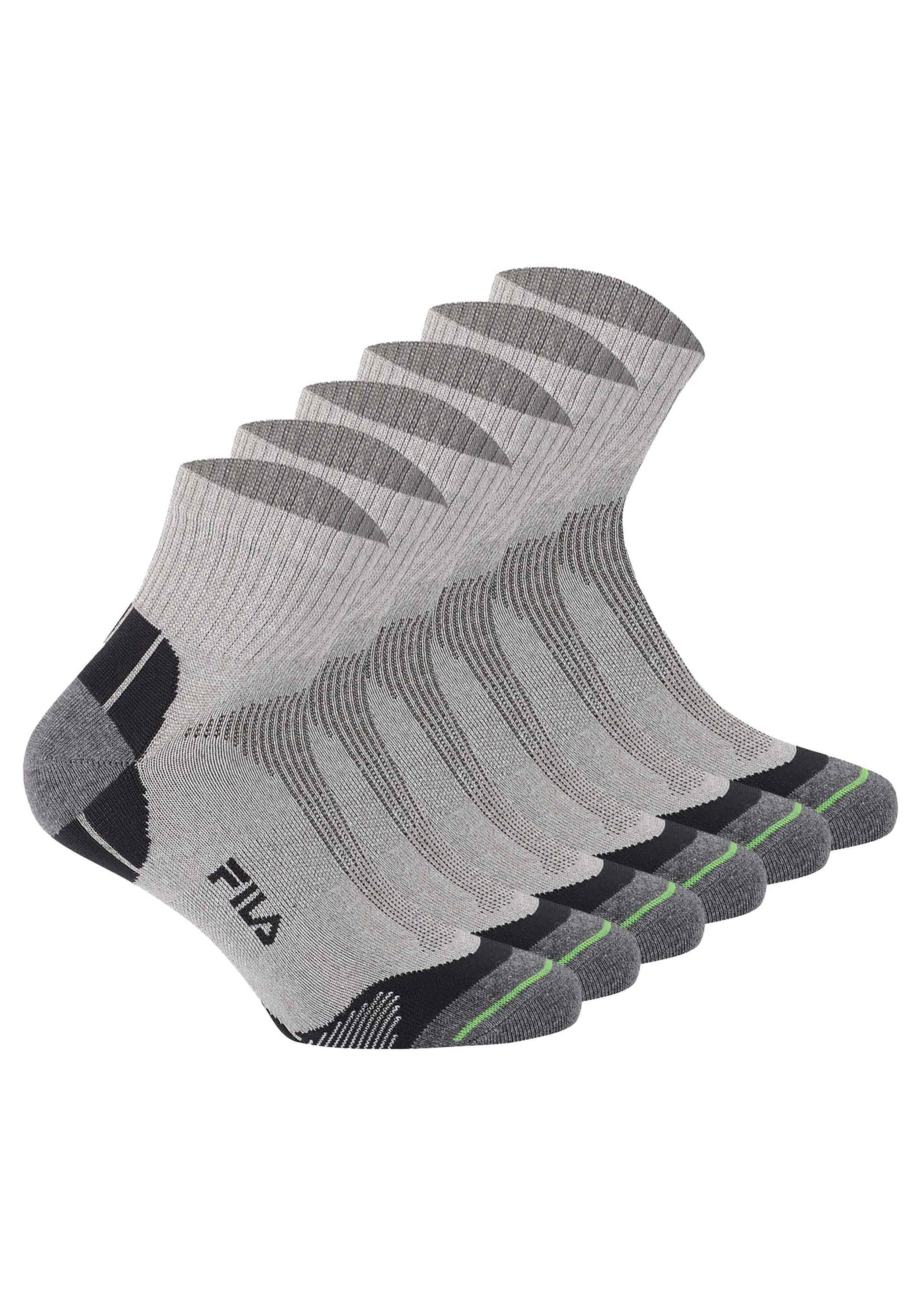 Fila Kurzsocken "Socken FILA QUARTER UNISEX SOCKS MULTISPORT 3P 6er Pack"