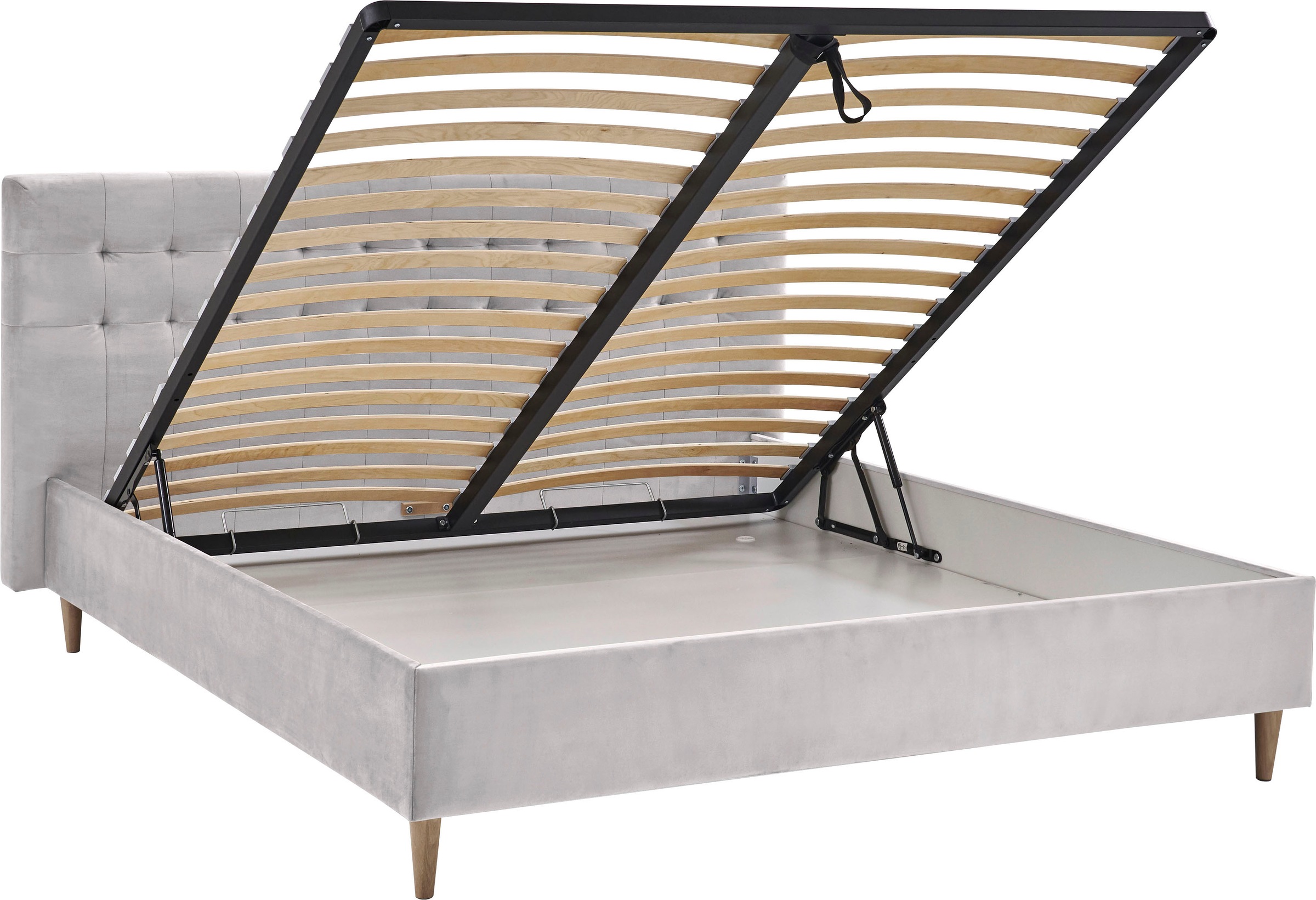 ATLANTIC home collection Polsterbett »Veronika« mit Bettkasten und Lattenrost