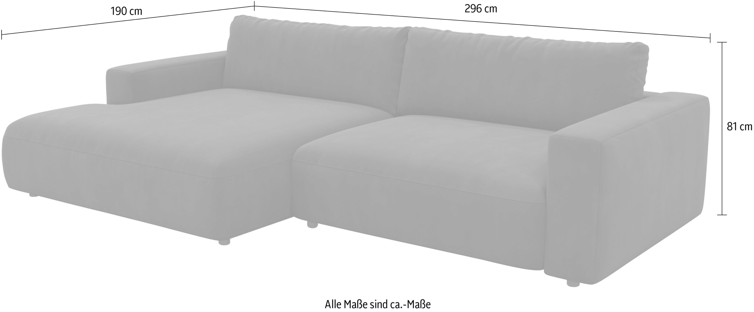 Musterring Ecksofa »LUCIA L-Form«