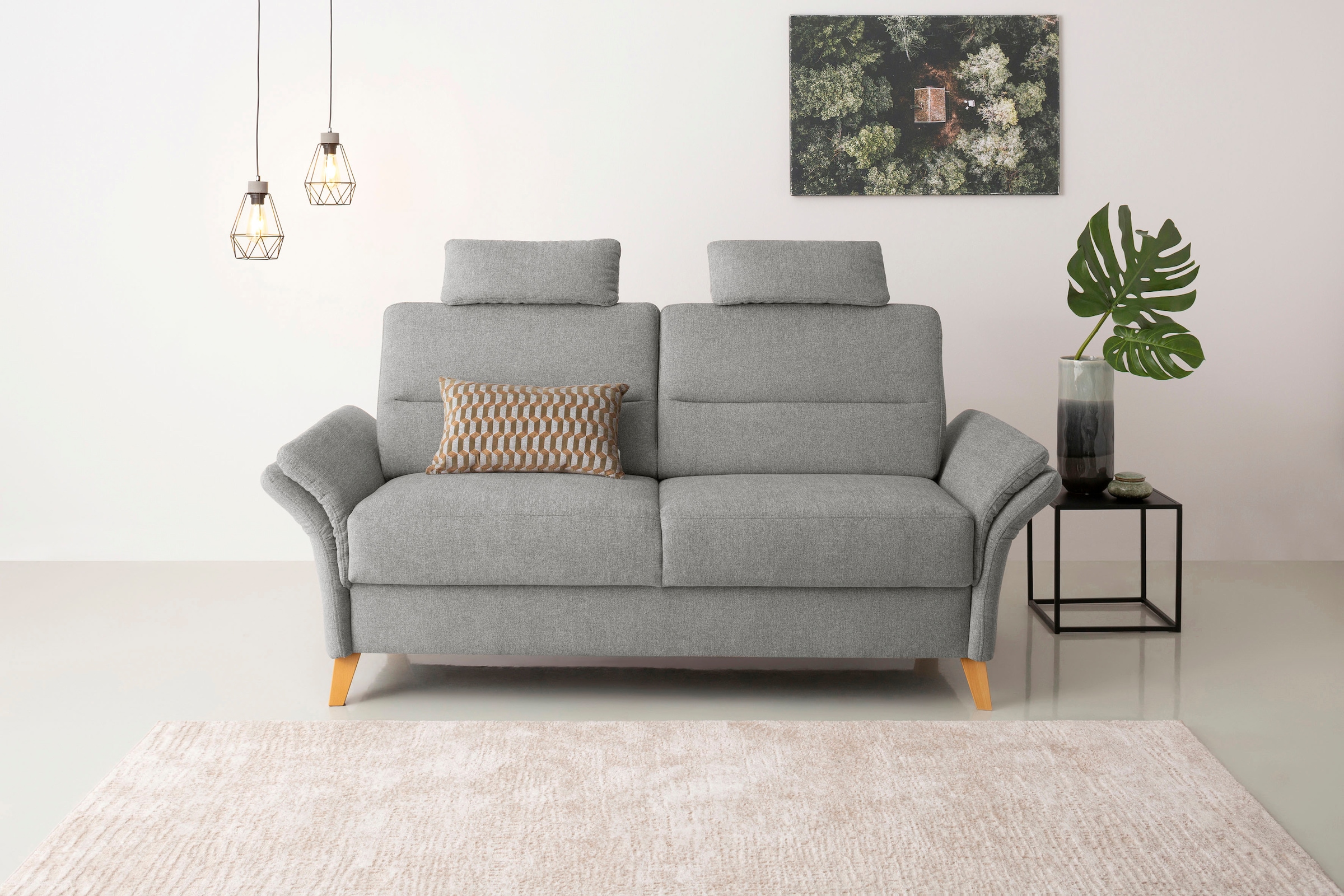 OTTO home 3-Sitzer "Westerland" Federkern-Polsterung. wahlweise mit Armlehnfunktion