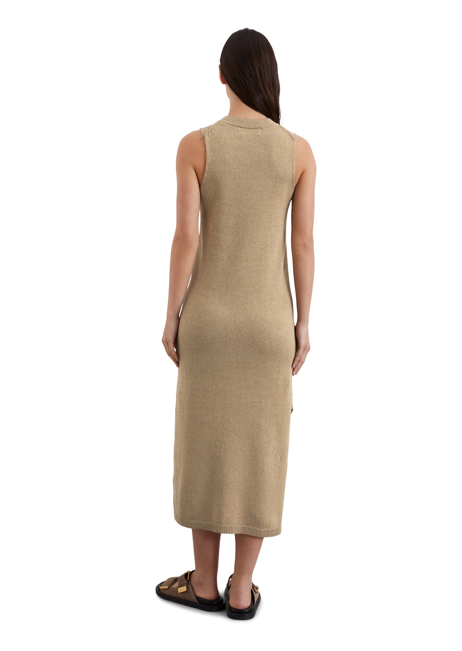 Marc O'Polo Strickkleid »aus Bio-Baumwolle-Leinen-Mix«