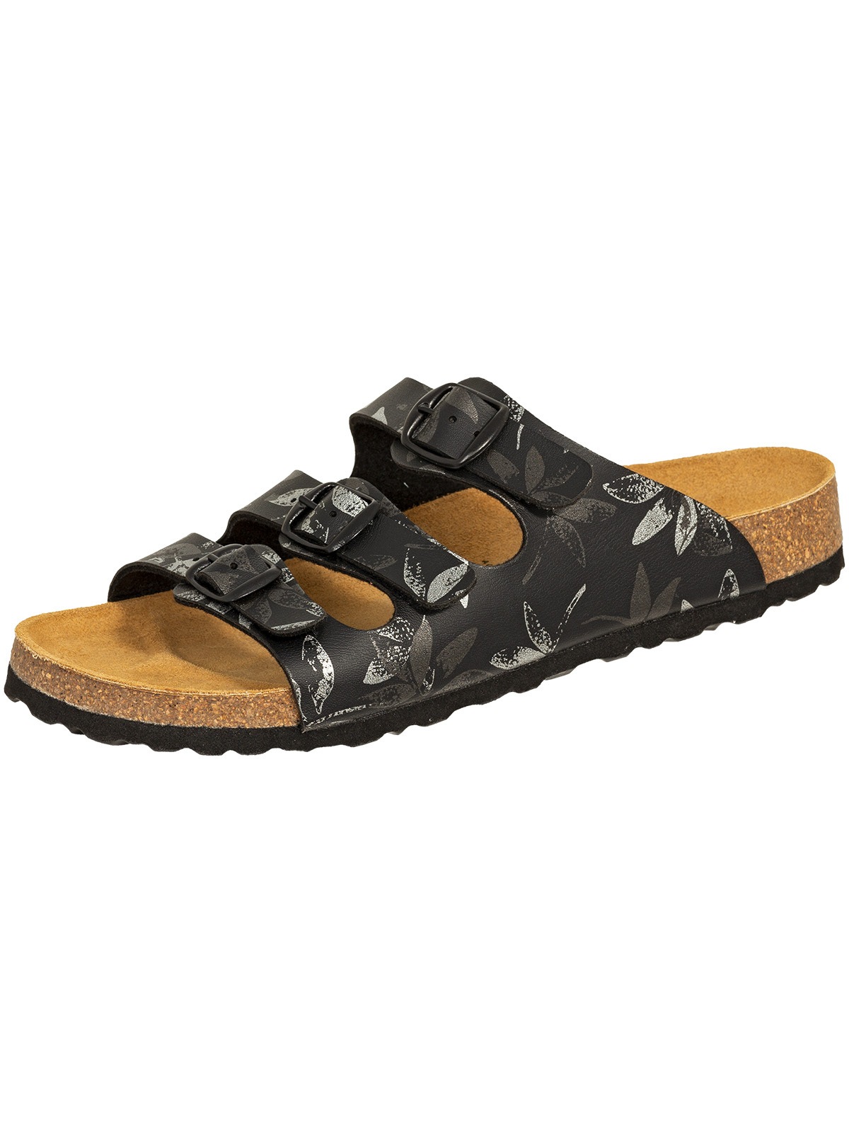 LICO Damen Sandale "Freizeitschuhe Bioline", Gr. 42, schwarz, Schuhe