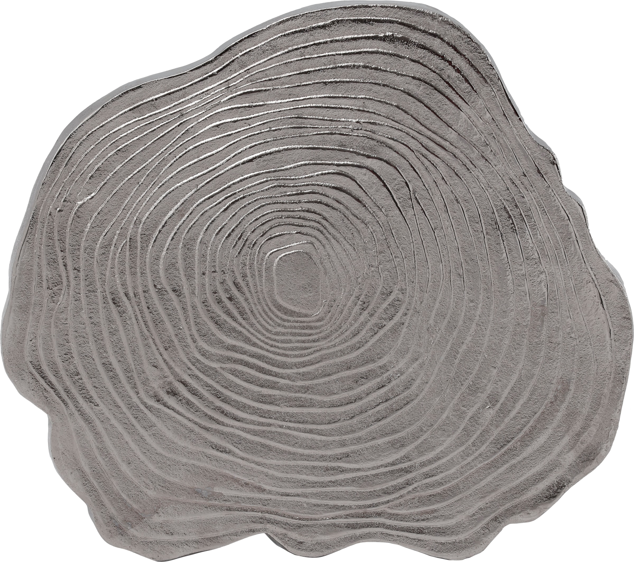Kayoom Beistelltisch »Wood Art 125, detailverliebter Beistelltisch, edler Look«, (1 St.), Dekorativer Beistelltisch, Baumscheiben-Design, Retro-Look
