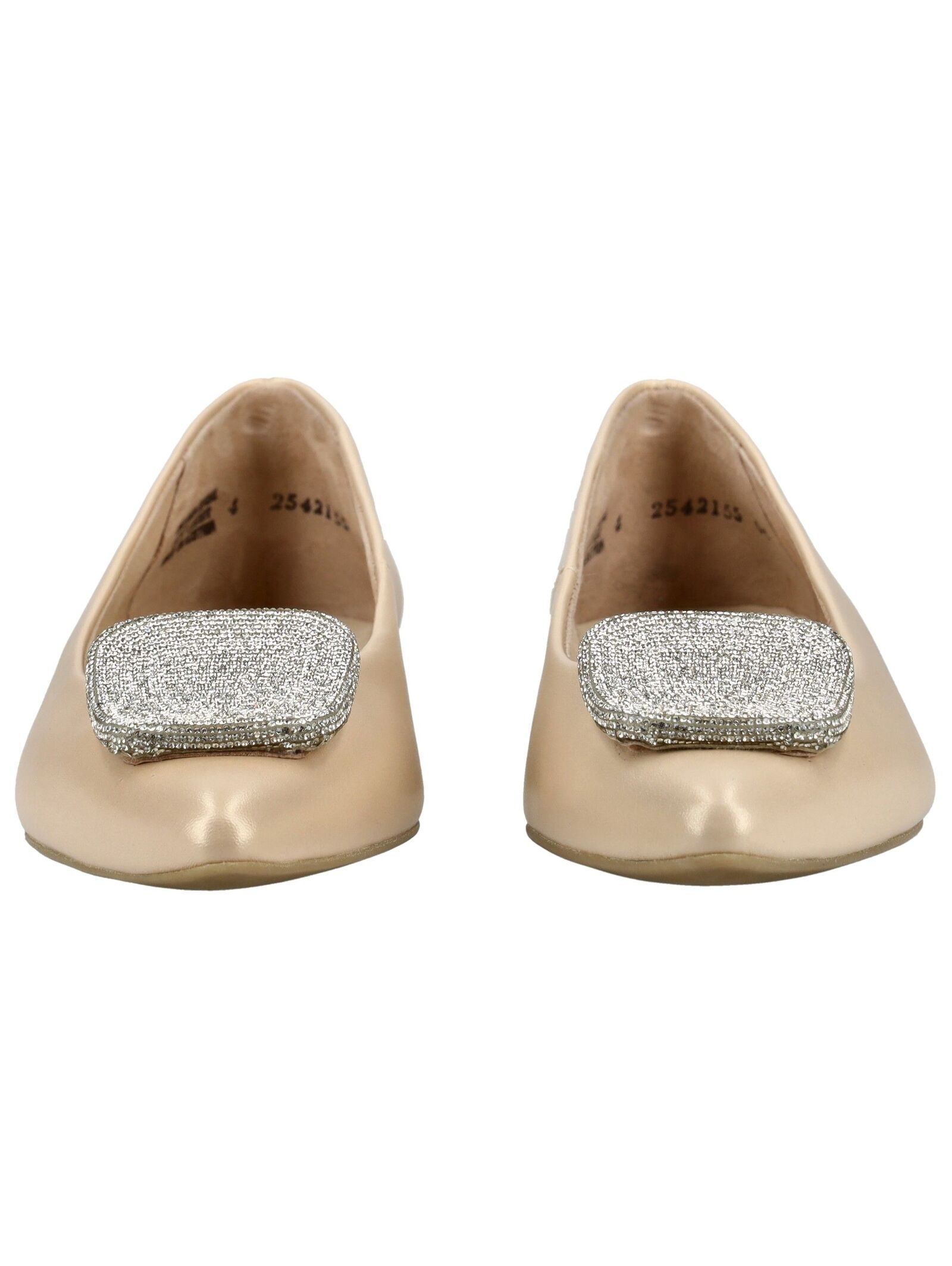 Ballerina PAUL GREEN "Paul Green Ballerinas Nappaleder", Damen, Gr. 38, shell, Nappaleder, Schuhe Ballerina 2