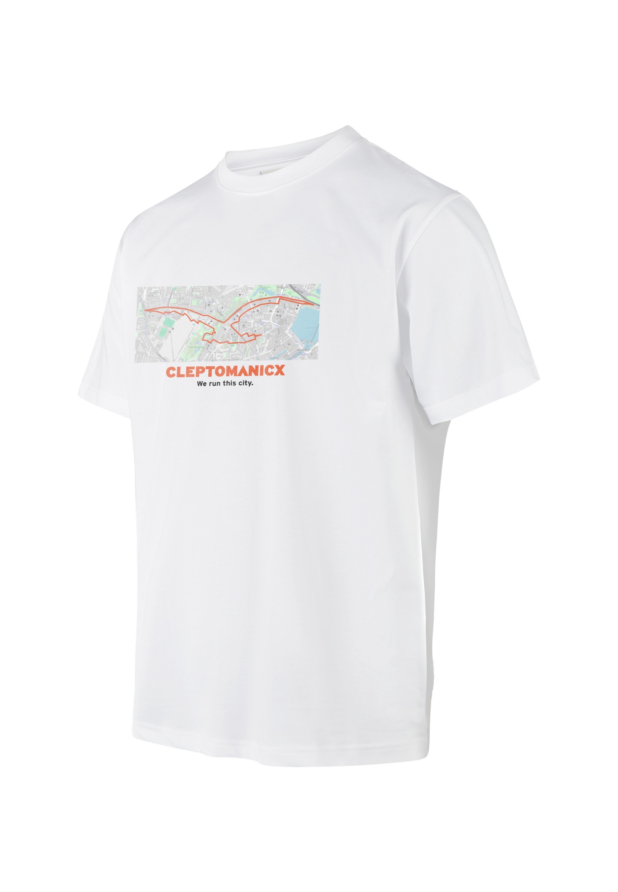 Cleptomanicx T-Shirt »We run this« mit tollem Frontprint