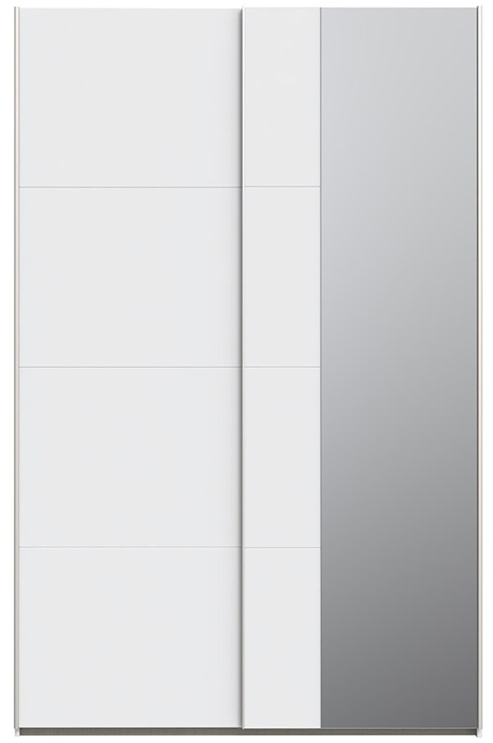 FORTE Schwebetürenschrank, Höhe 2,35 mtr, stehende Montage, Spiegel günstig online kaufen